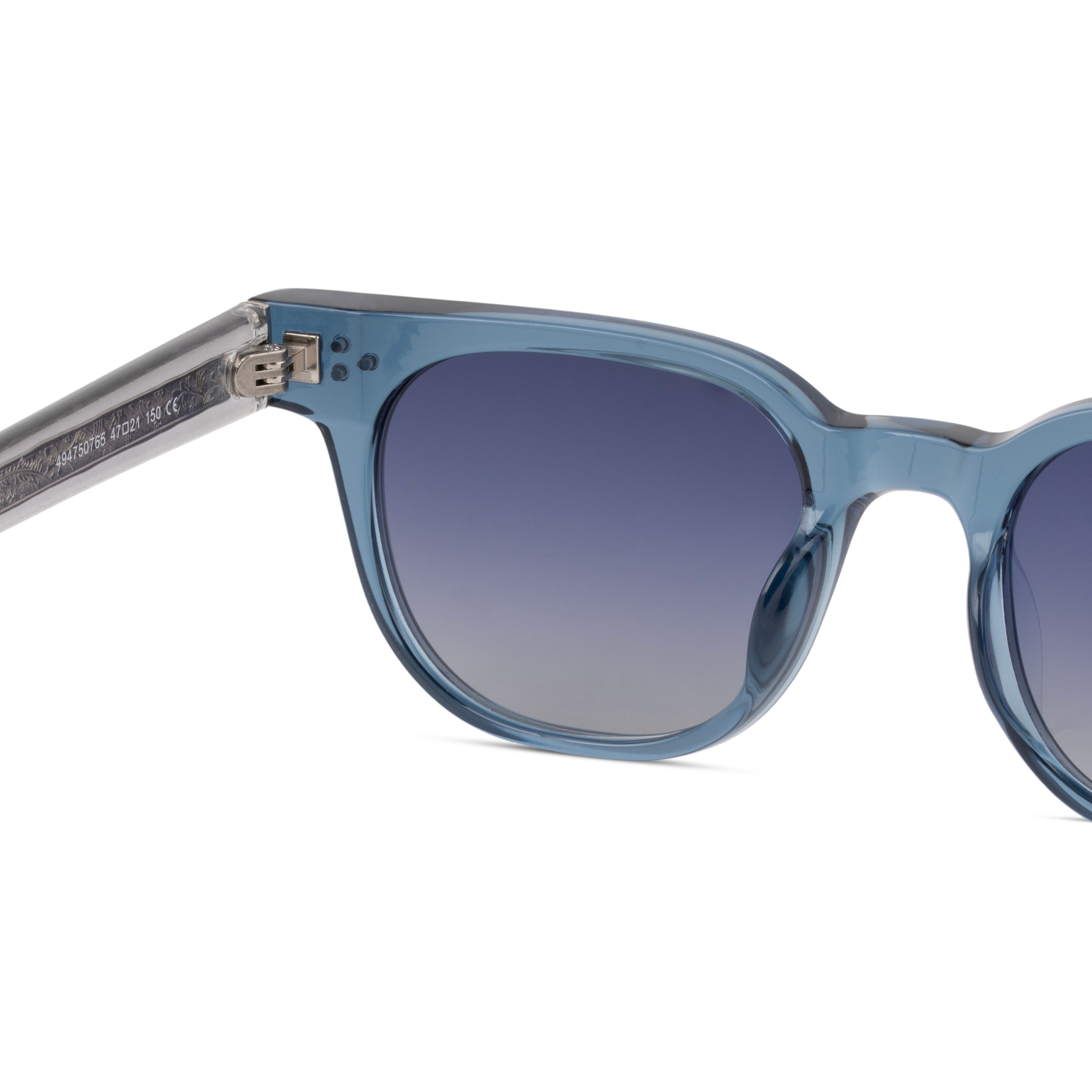 Blue Round Sunglasses for Men