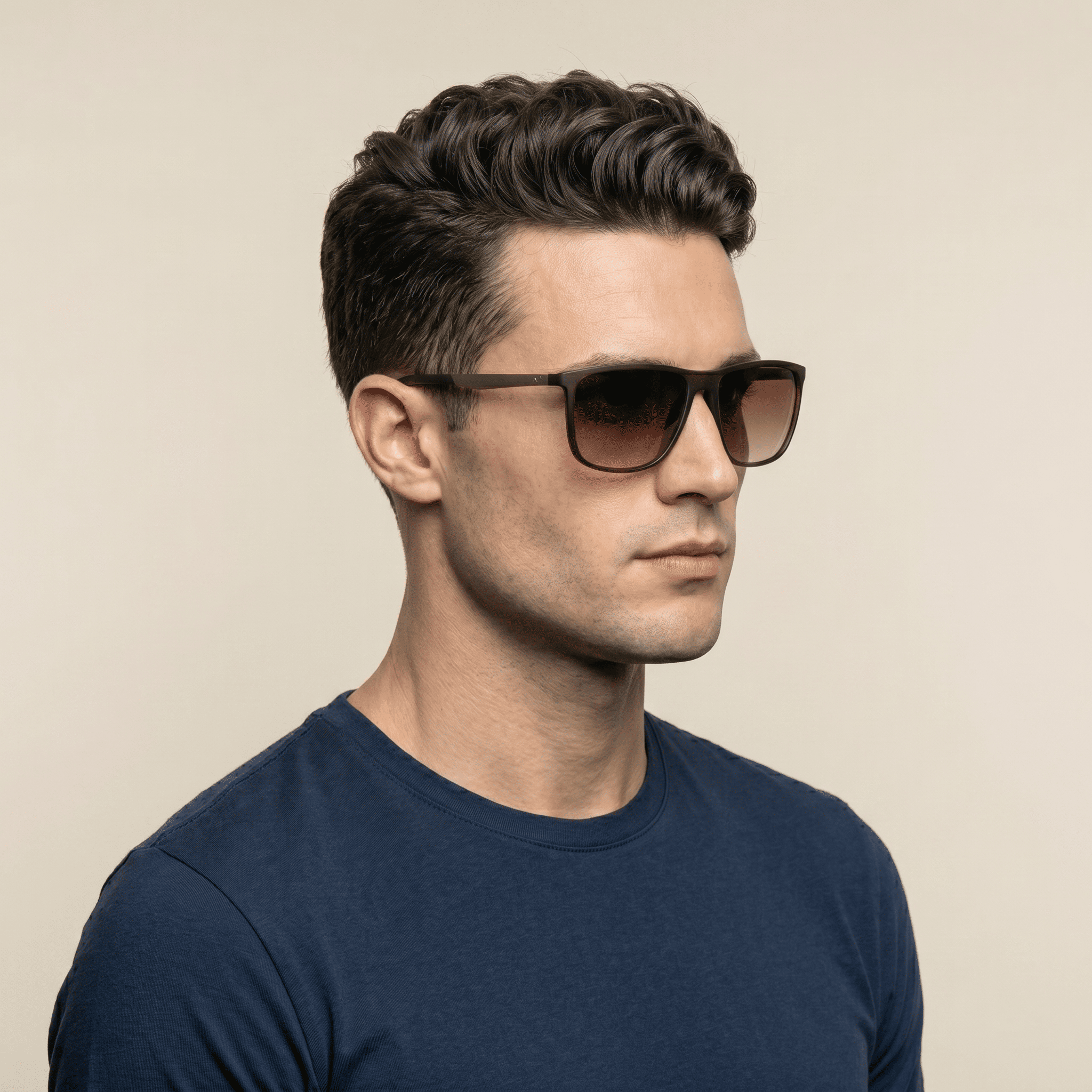 Brown Sports Sunglasses for Men