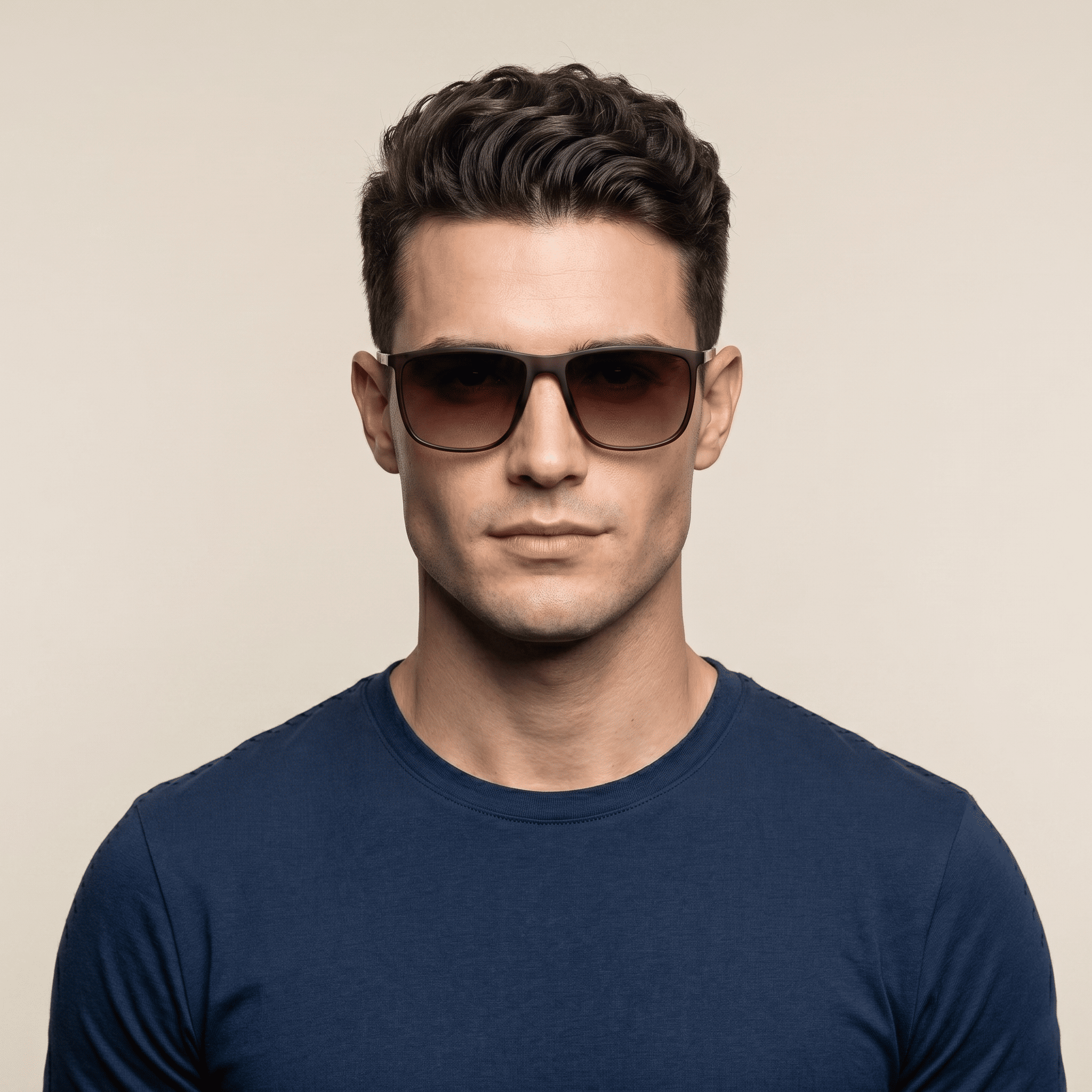 Brown Sports Sunglasses for Men