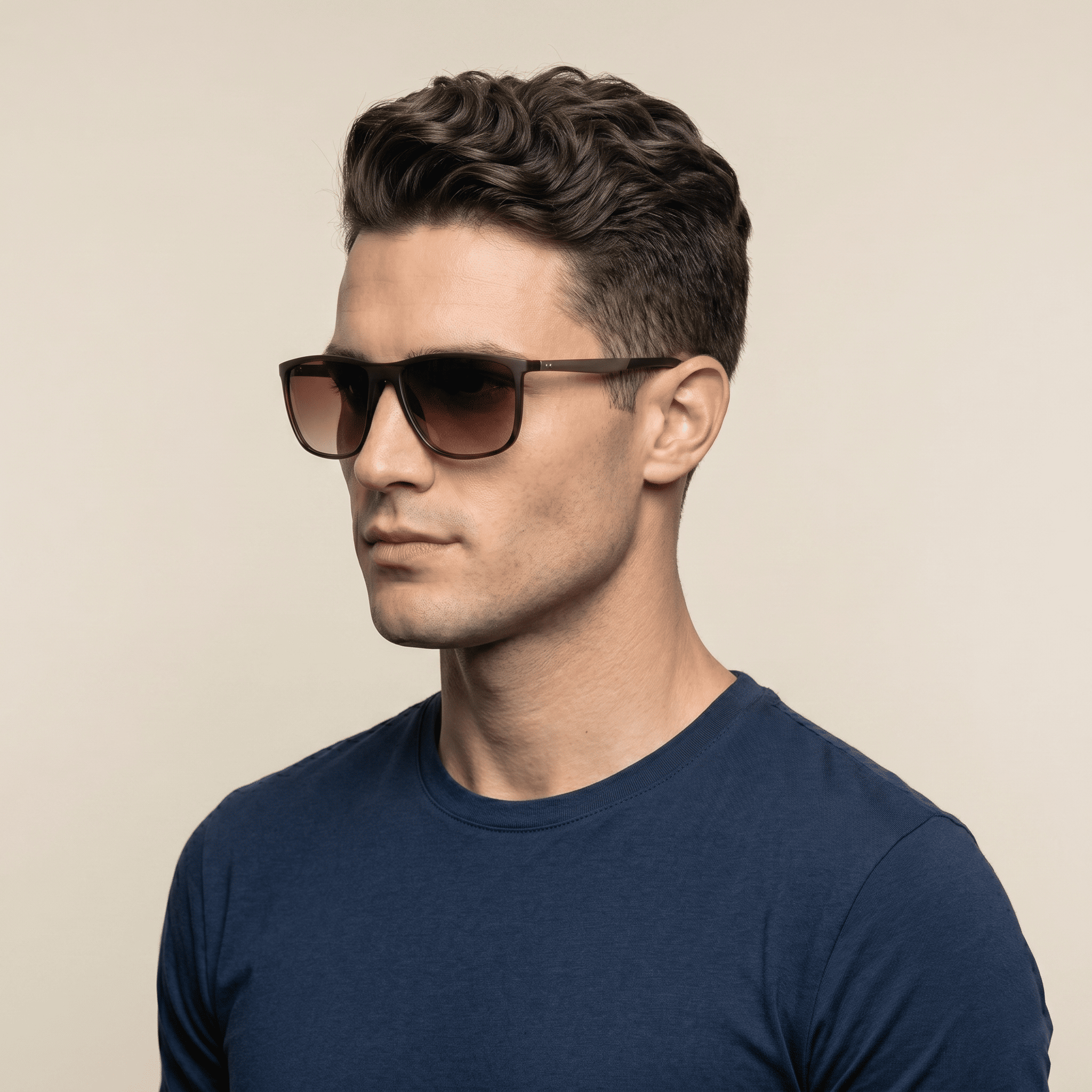 Brown Sports Sunglasses for Men
