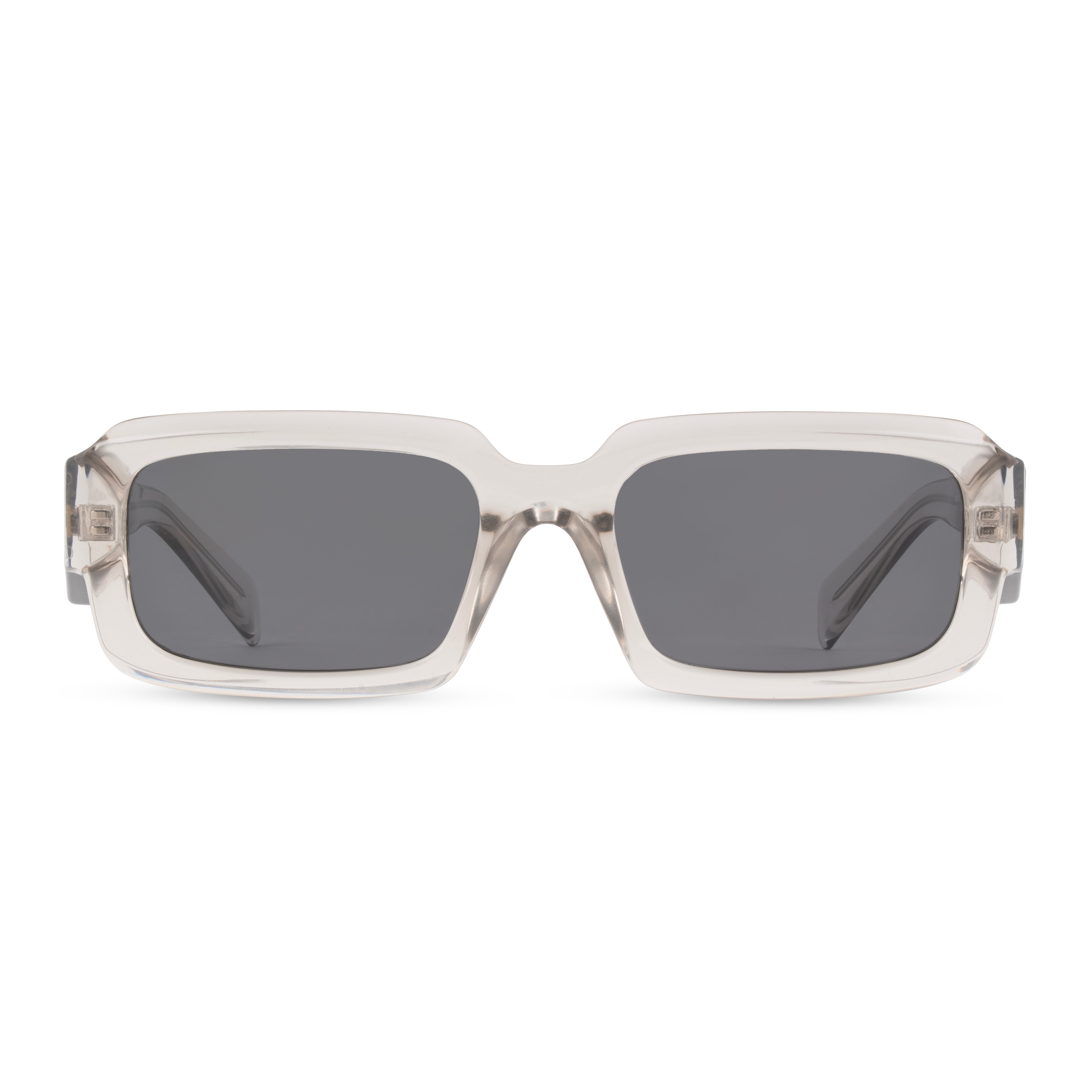 Grey Rectangle Sunglasses for Women