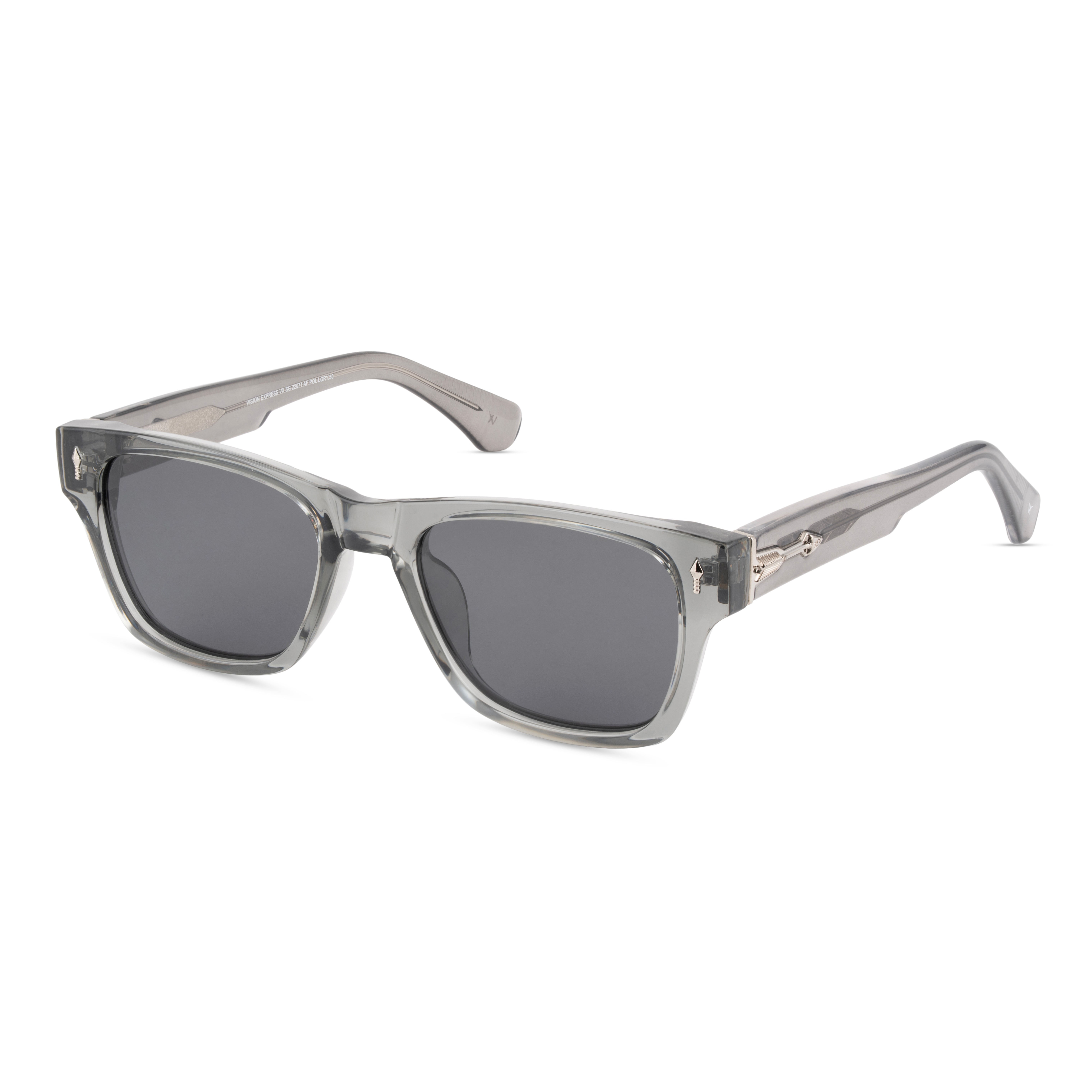 Grey Rectangle Sunglasses for Unisex
