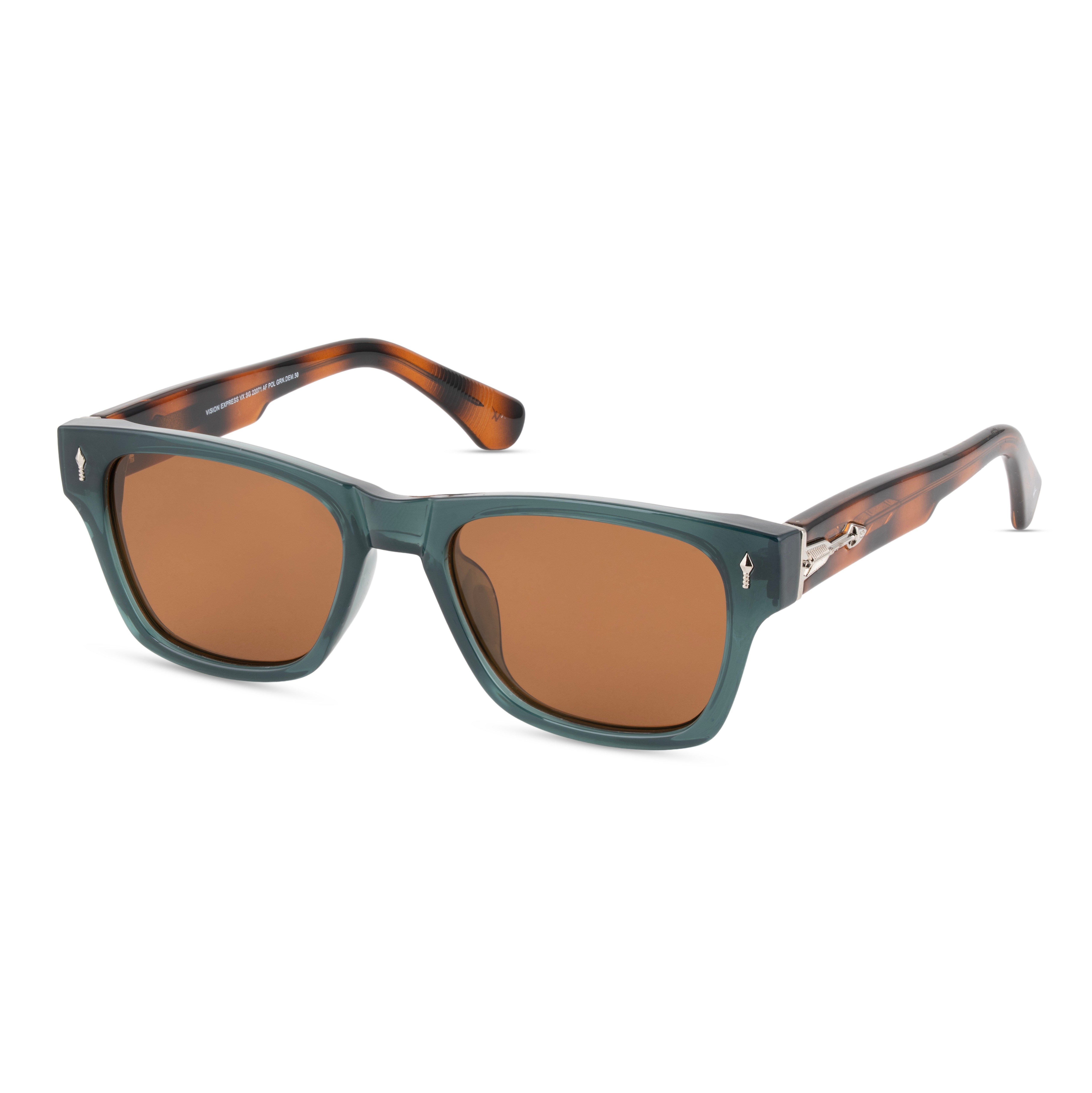 Green Wayfarer Sunglasses for Unisex