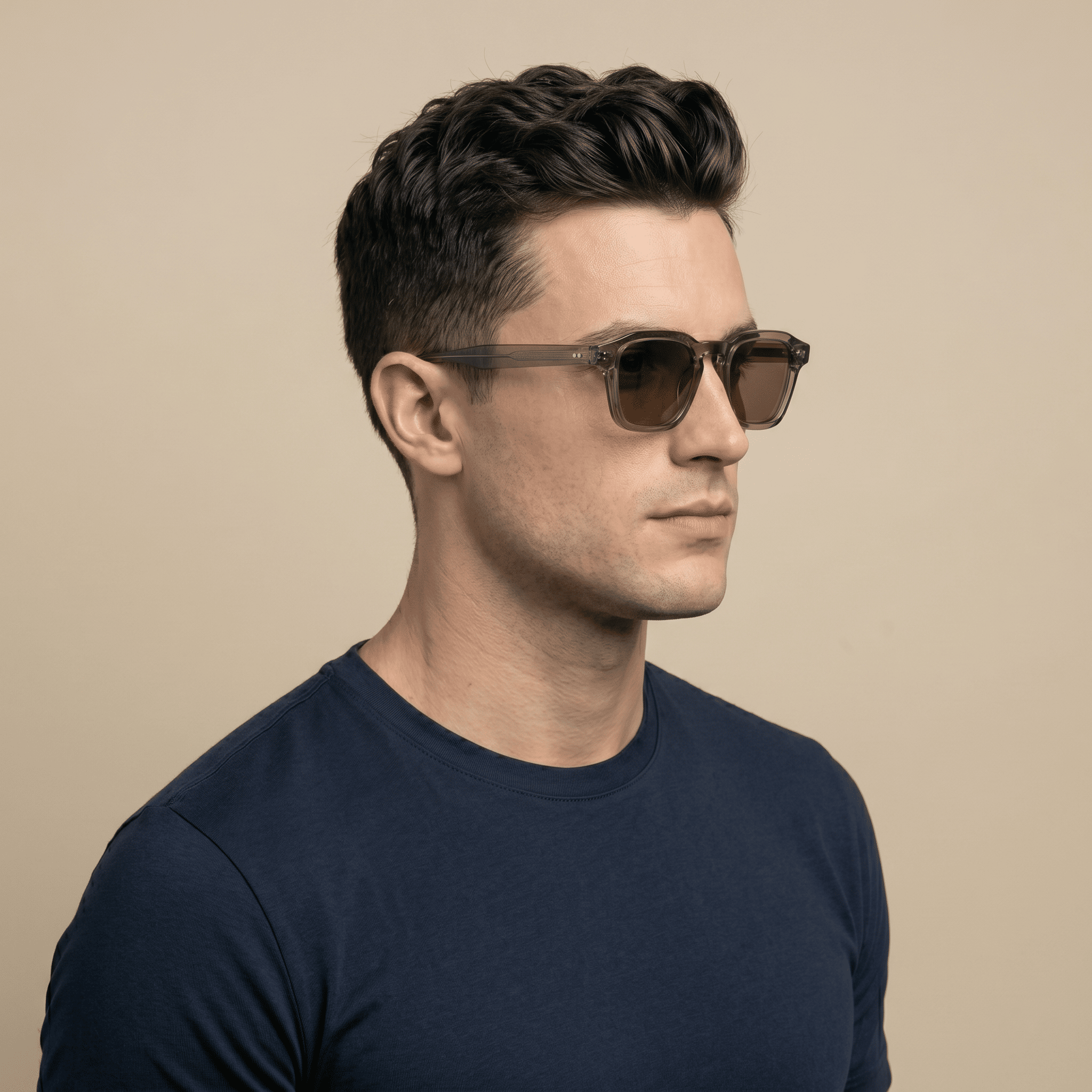 Brown Wayfarer Sunglasses for Men