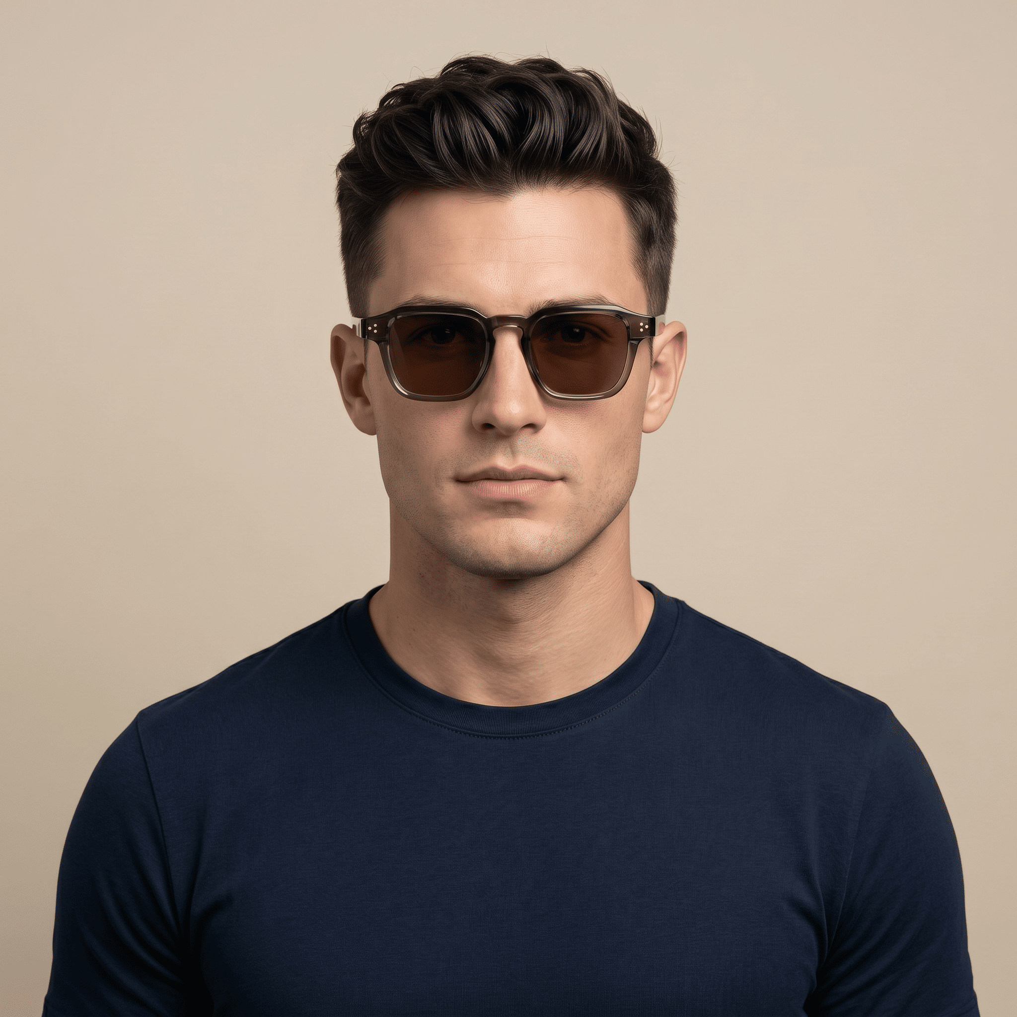 Brown Wayfarer Sunglasses for Men