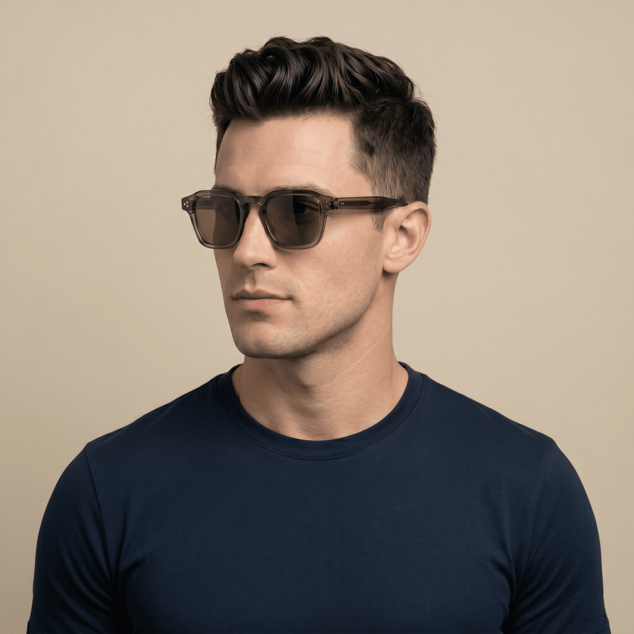 Brown Wayfarer Sunglasses for Men