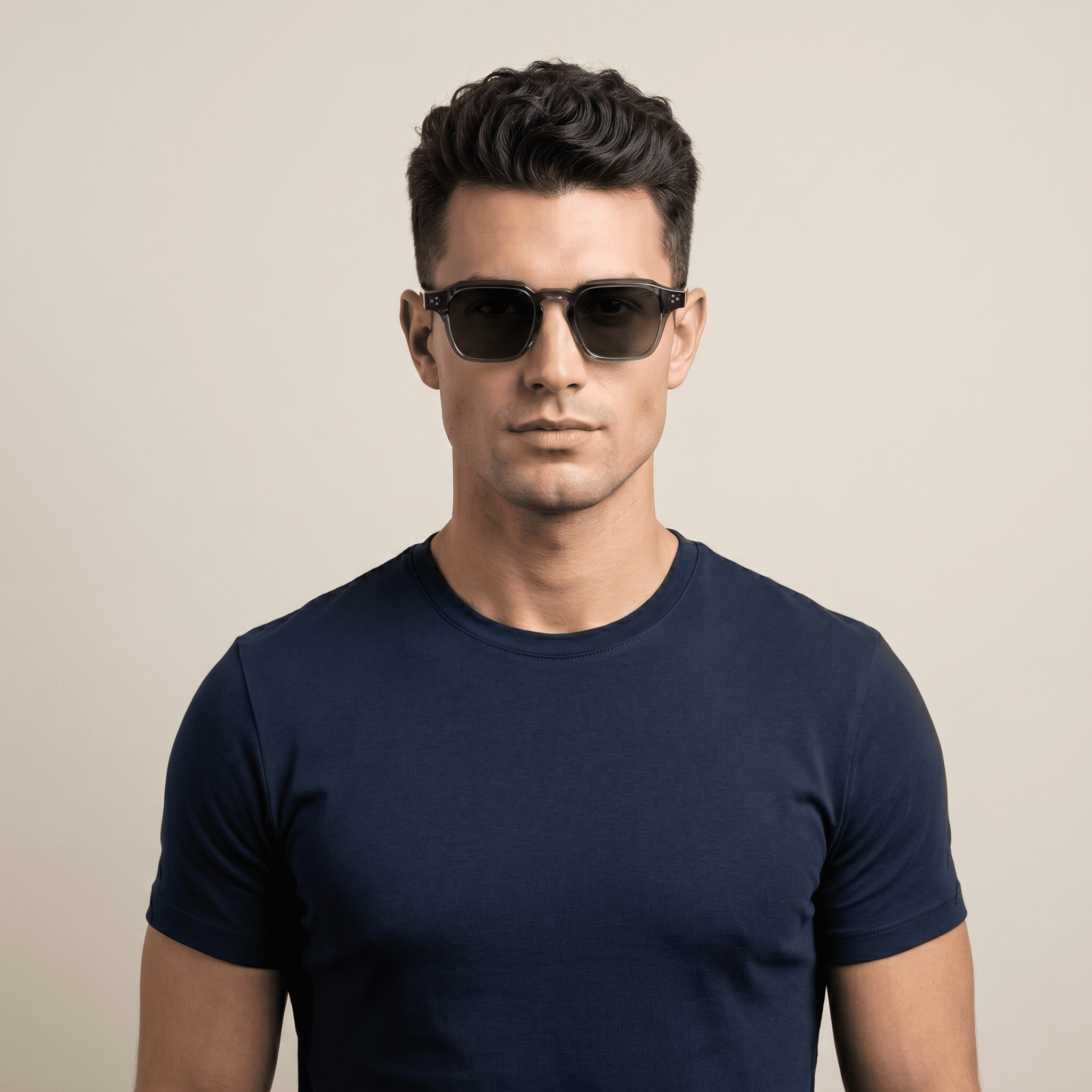 Green Square Sunglasses for Men