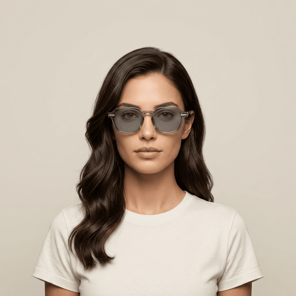 Grey Cat Eye Sunglasses for Women