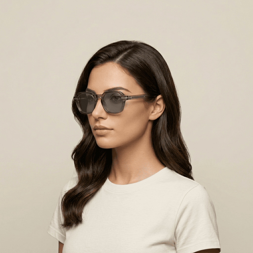 Grey Cat Eye Sunglasses for Women