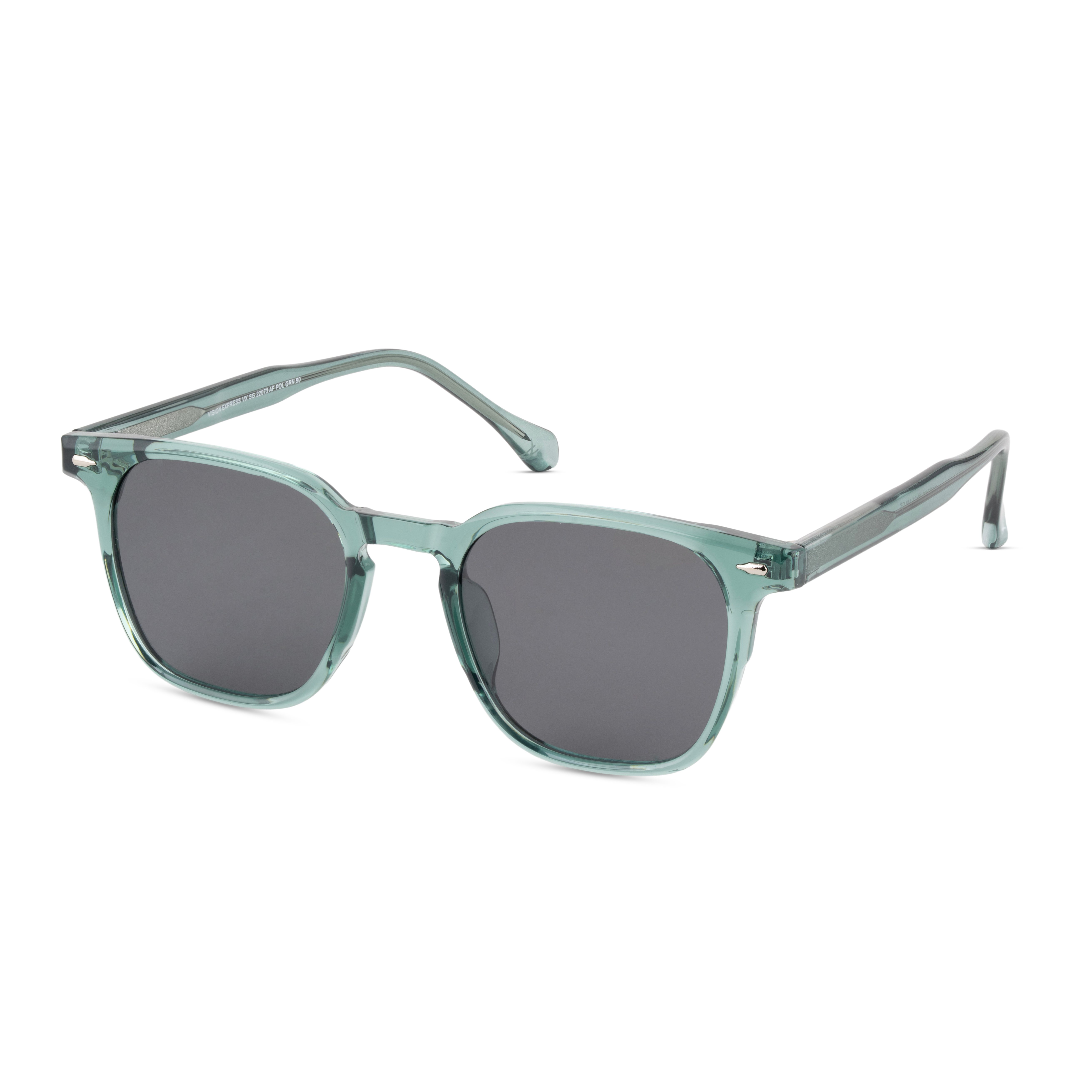 Green Hexagonal Sunglasses for Men
