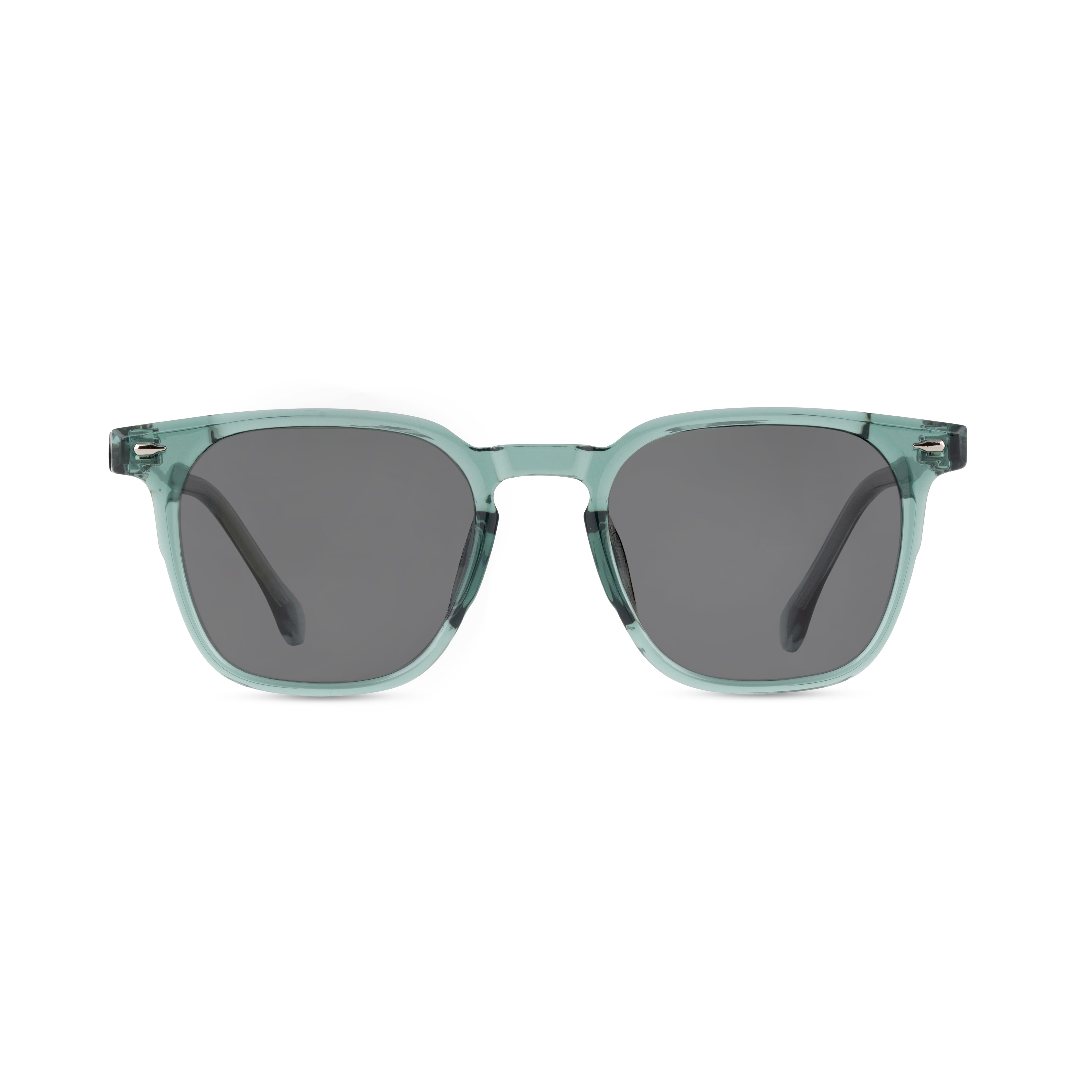 Green Hexagonal Sunglasses for Men