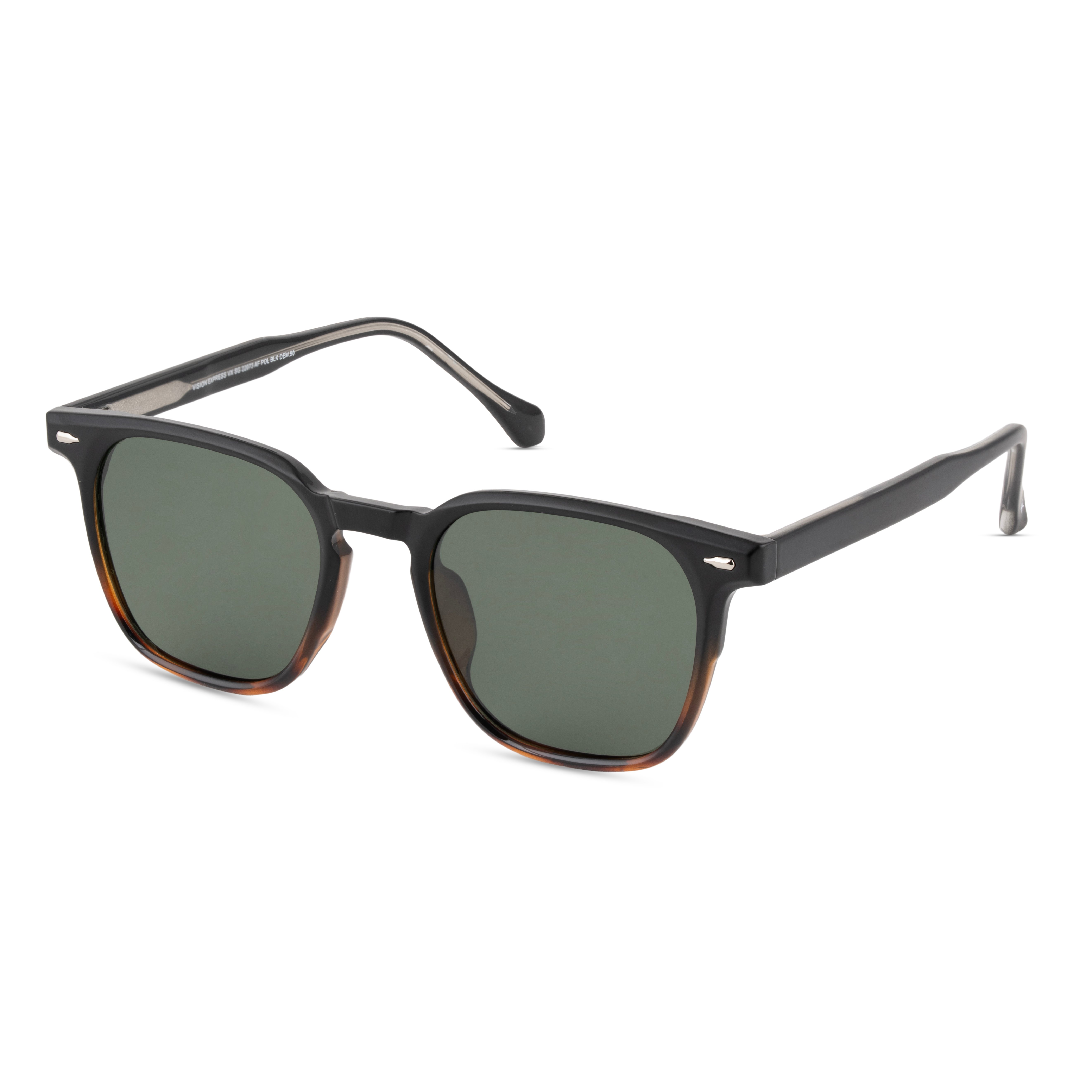 Black Rectangle Sunglasses for Men