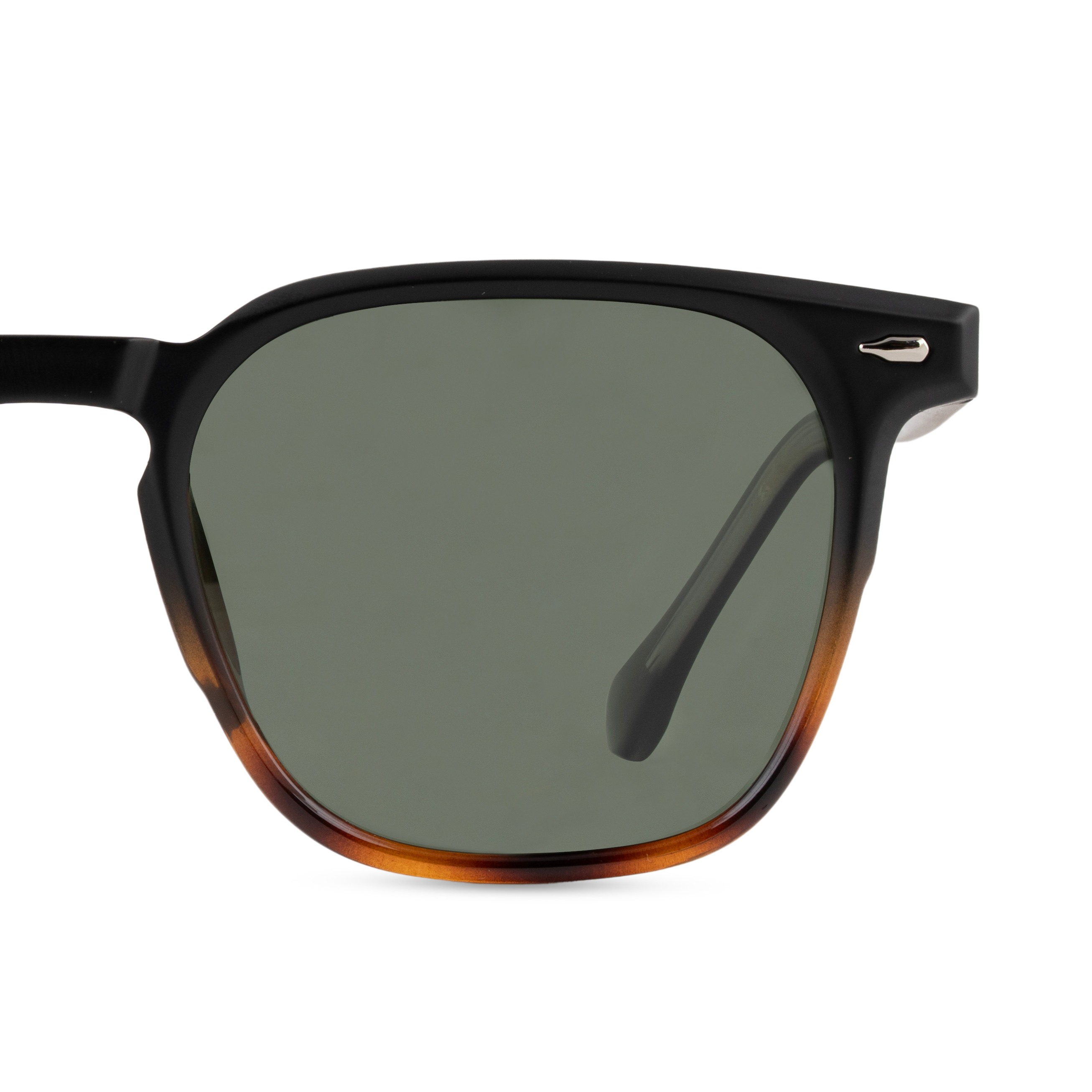 Black Rectangle Sunglasses for Men