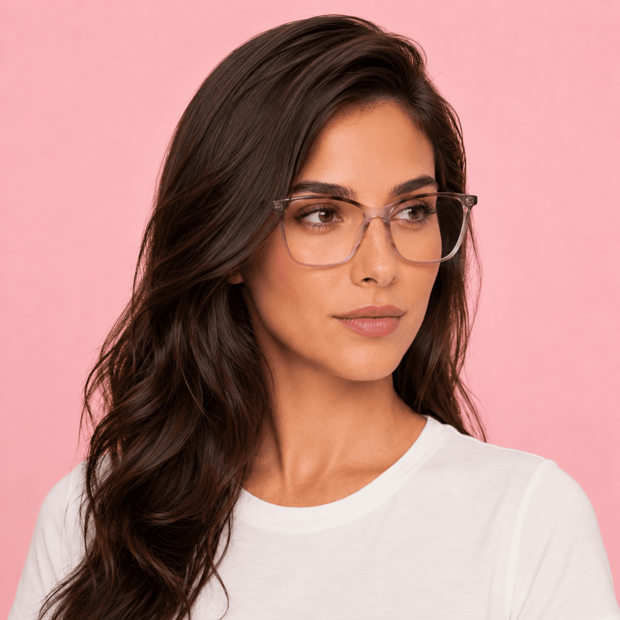 Pink Cat Eye Frames for Women