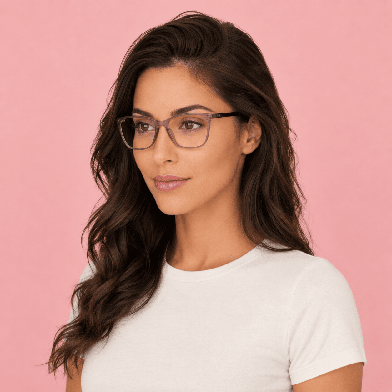 Purple Cat Eye Frames for Women
