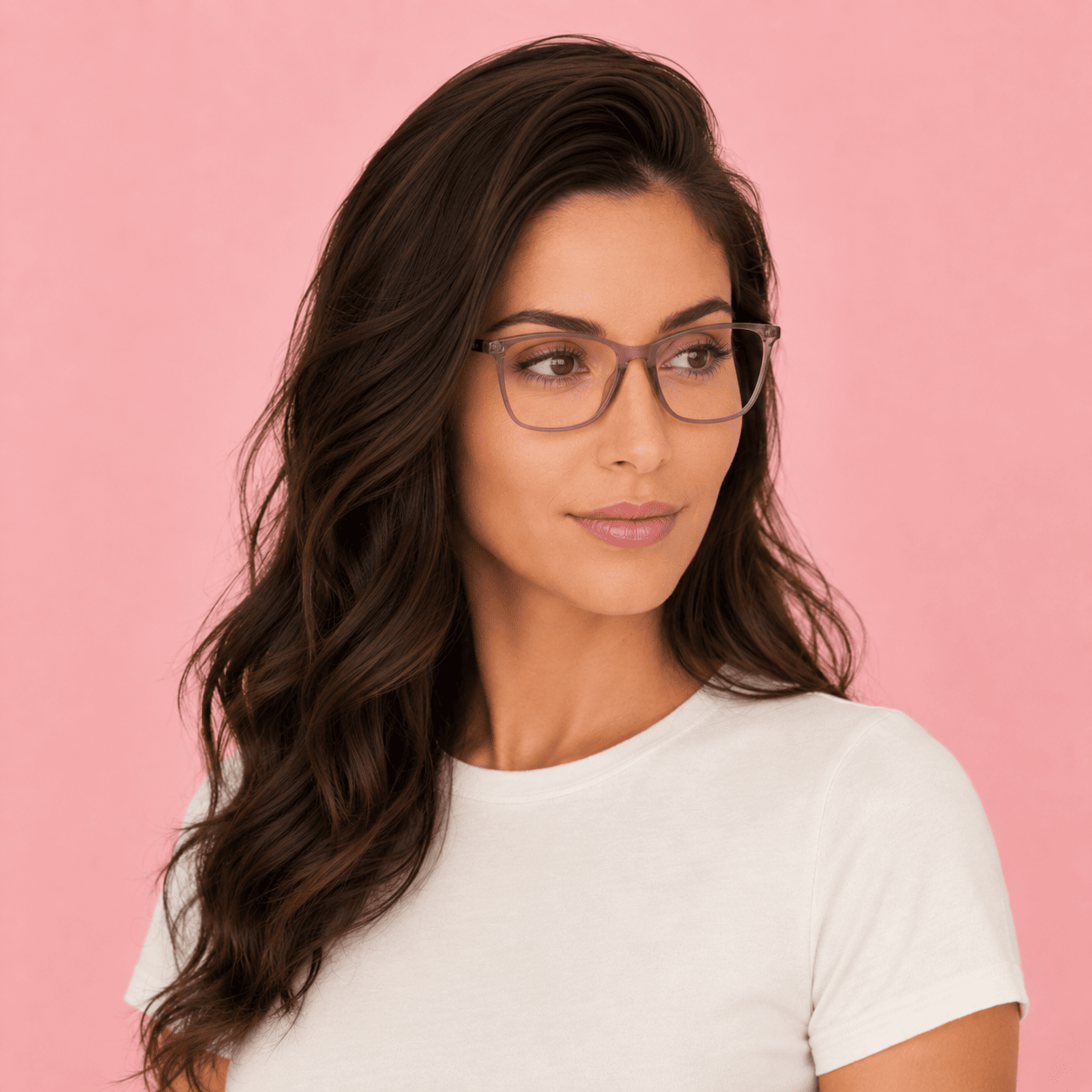 Purple Cat Eye Frames for Women
