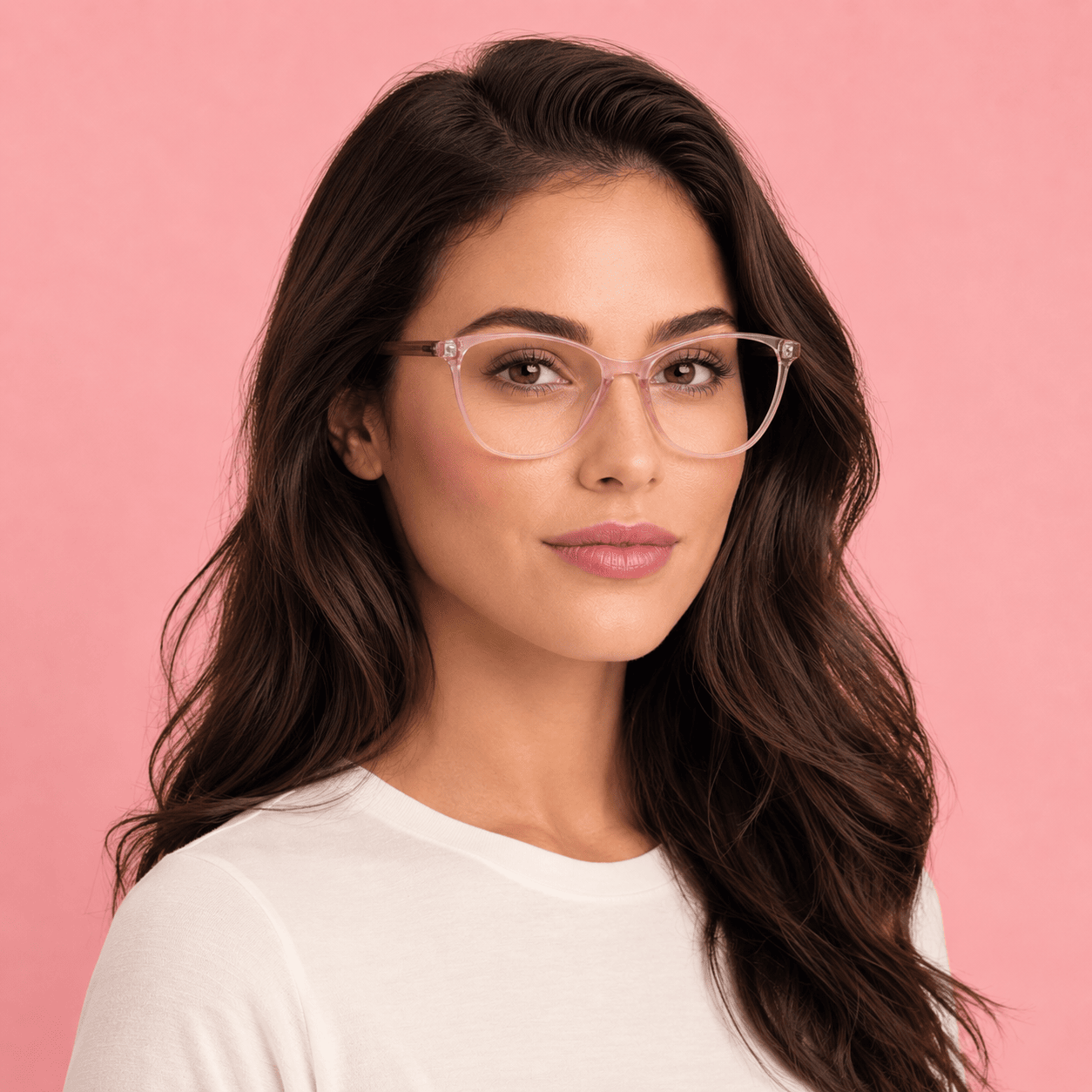 Pink Cat Eye Frames for Women