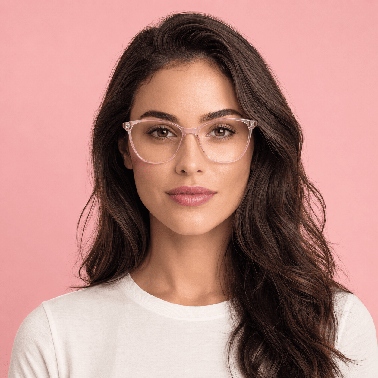 Pink Cat Eye Frames for Women