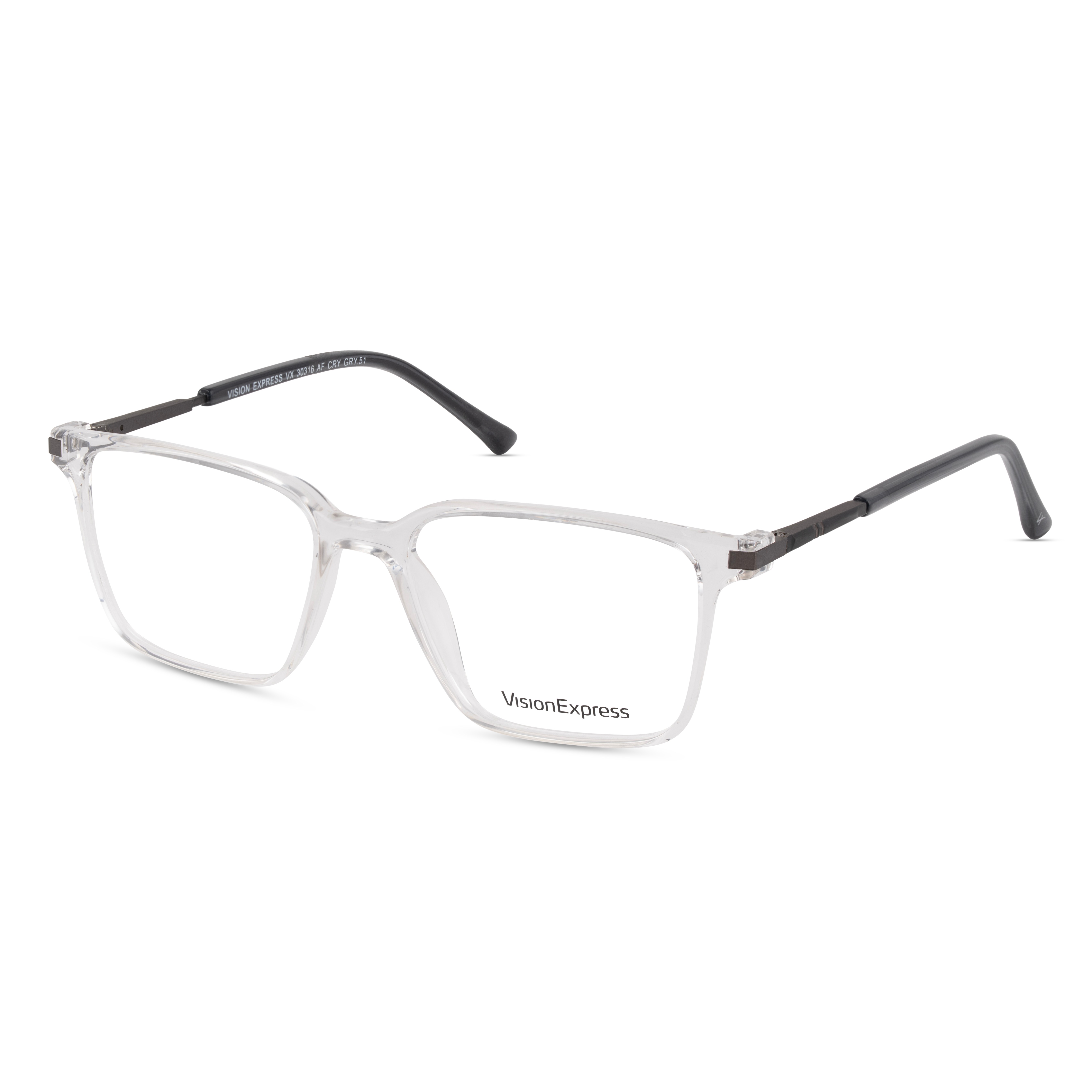 Transparent Rectangle Frames for Men