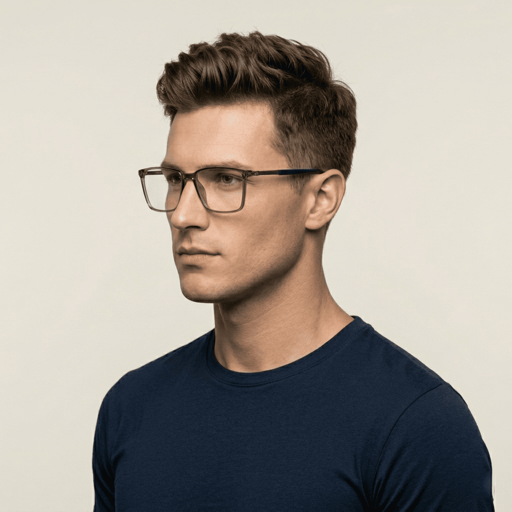 Grey Rectangle Frames for Men