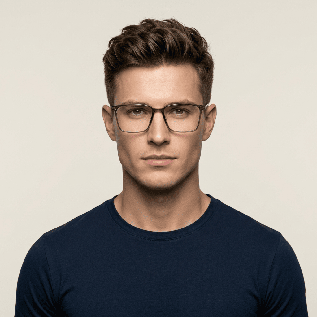 Grey Rectangle Frames for Men