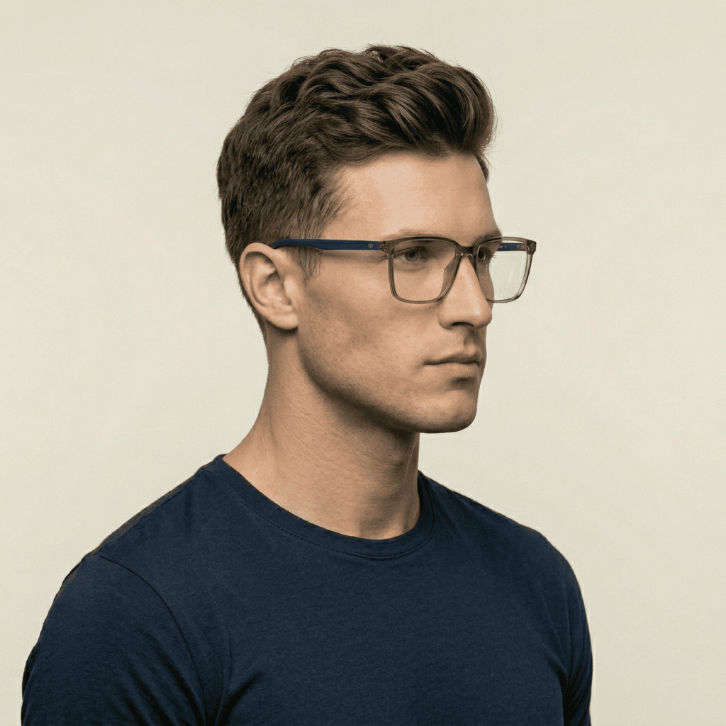 Grey Rectangle Frames for Men