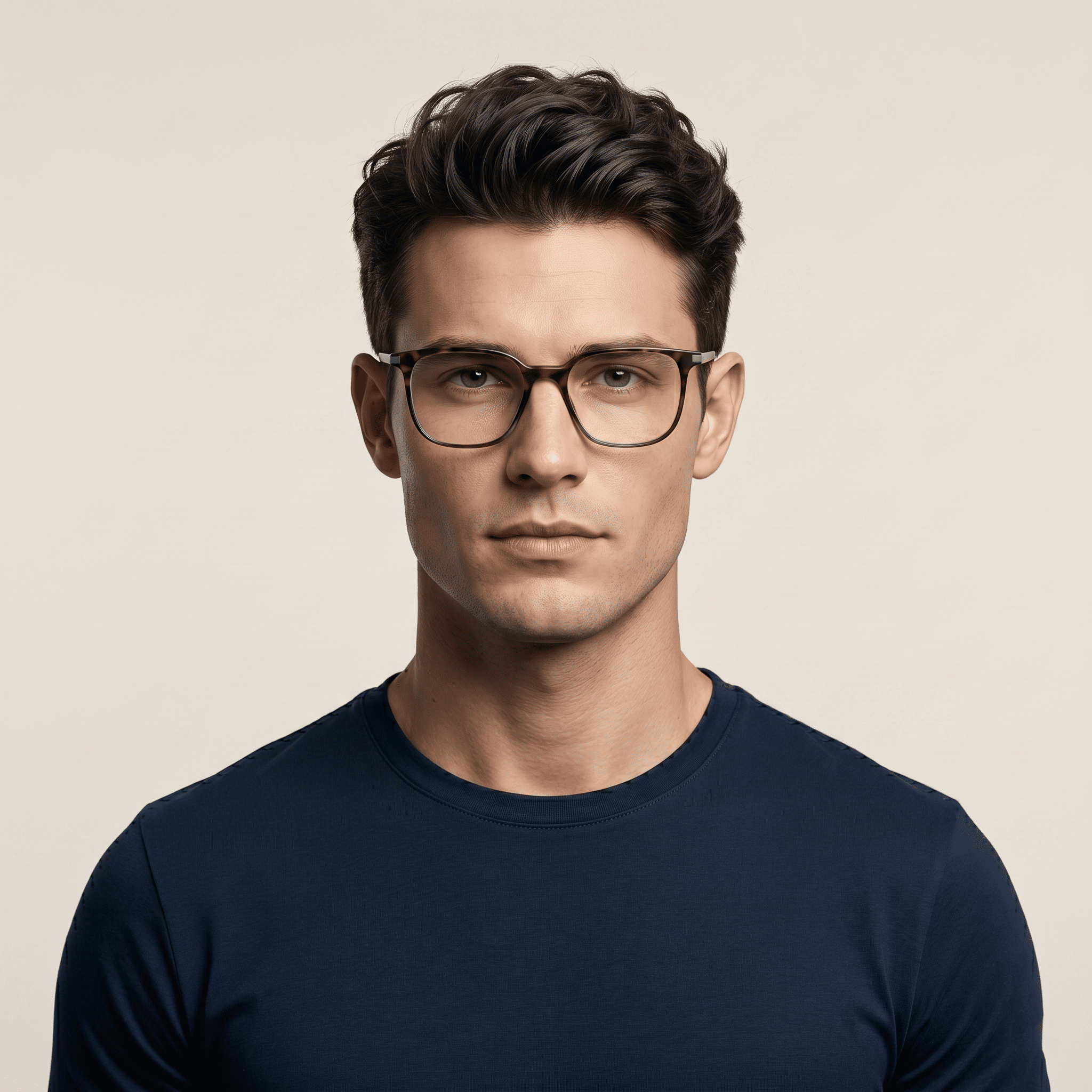 Green Rectangle Frames for Men