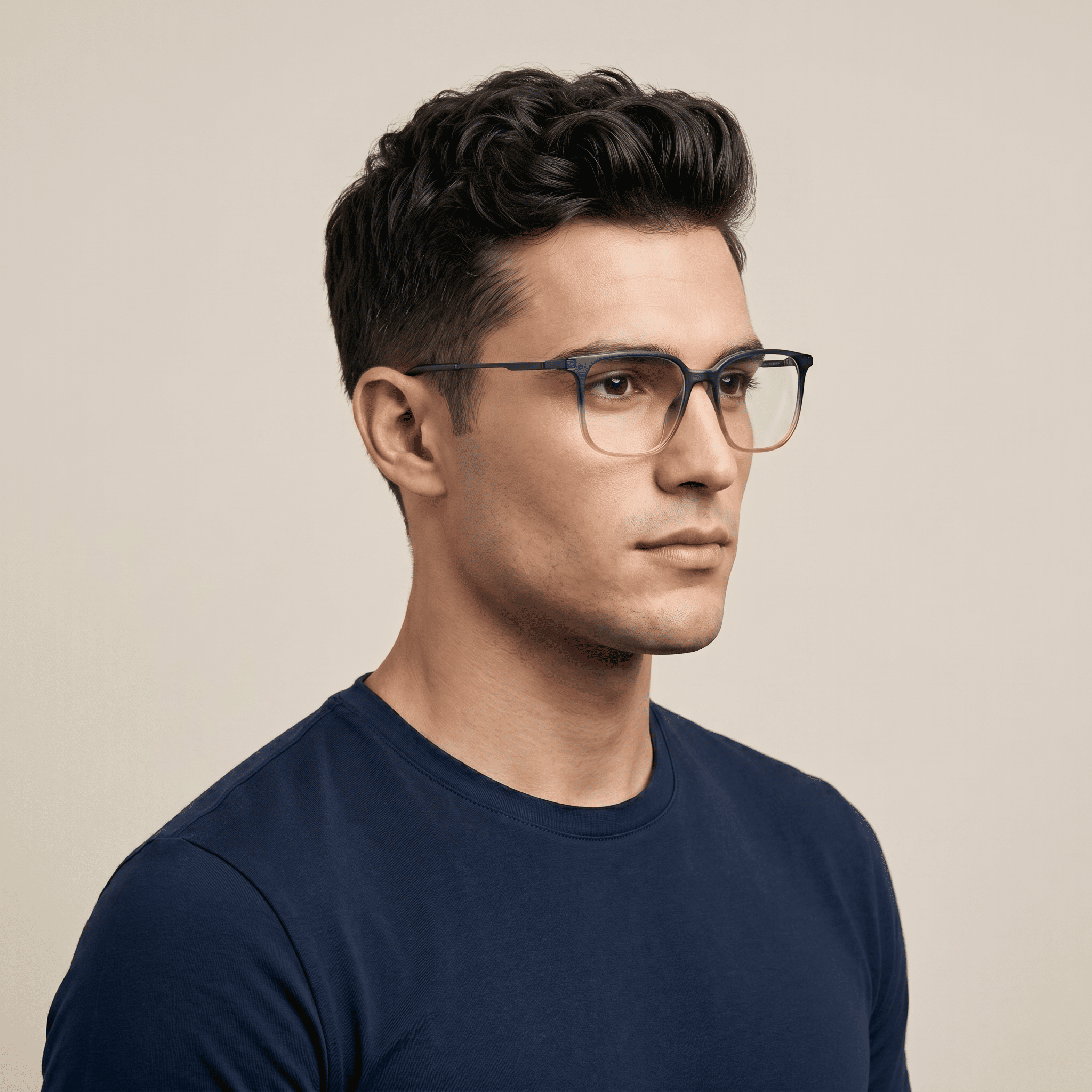Blue Rectangle Frames for Men
