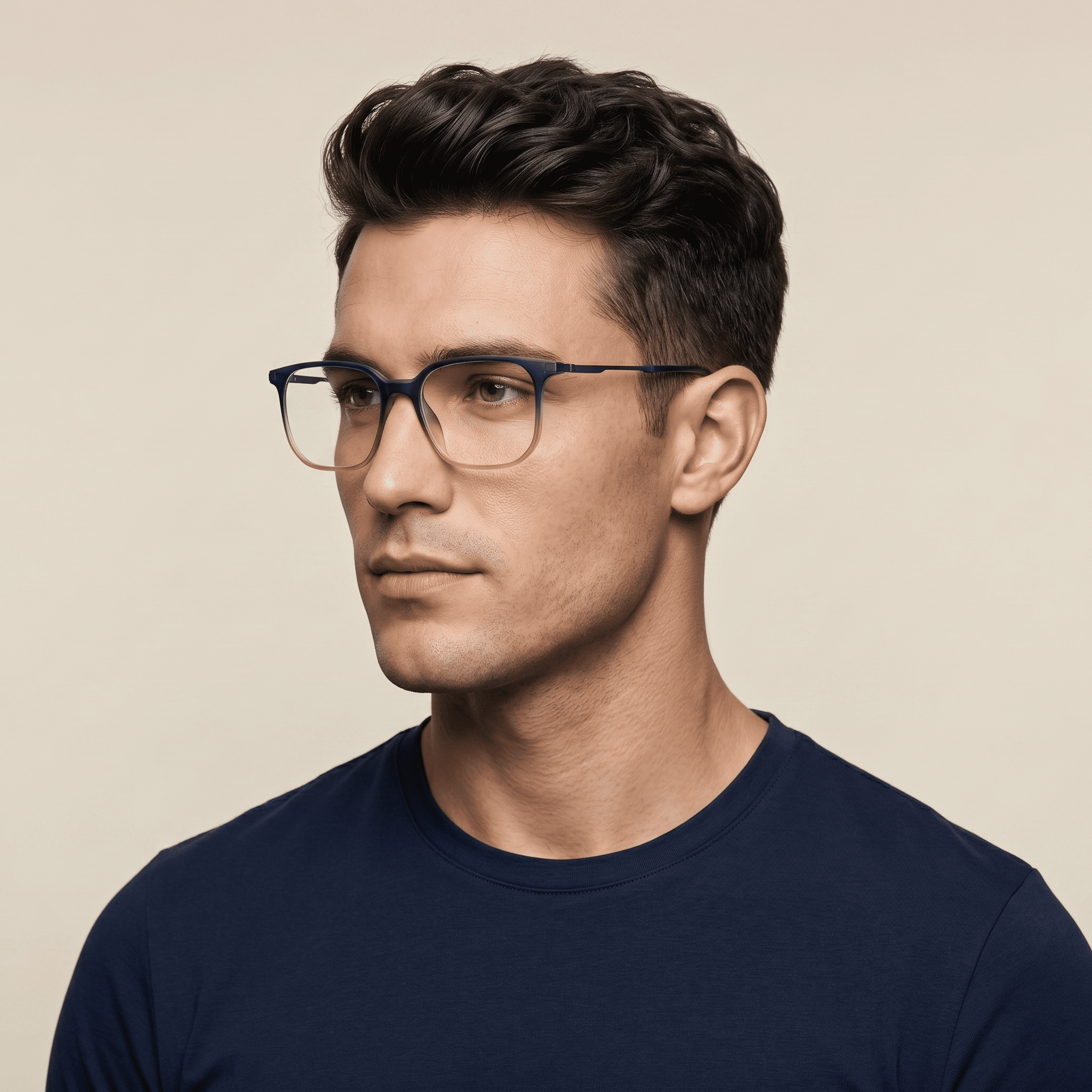 Blue Rectangle Frames for Men