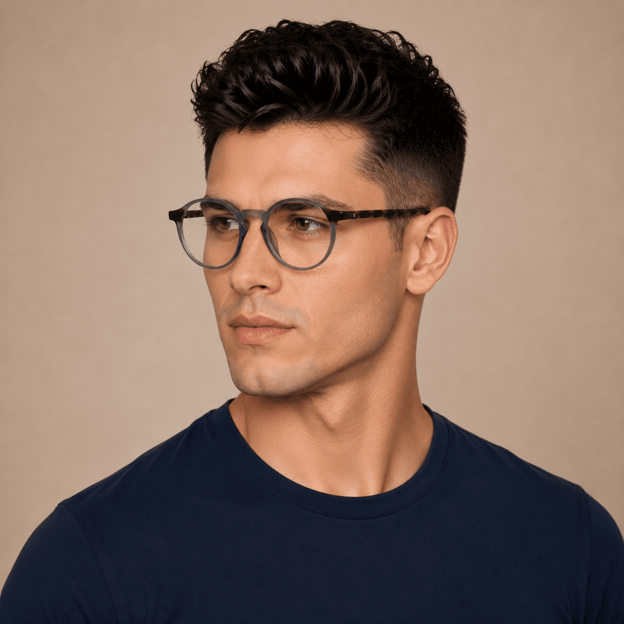 Green Square Frames for Men
