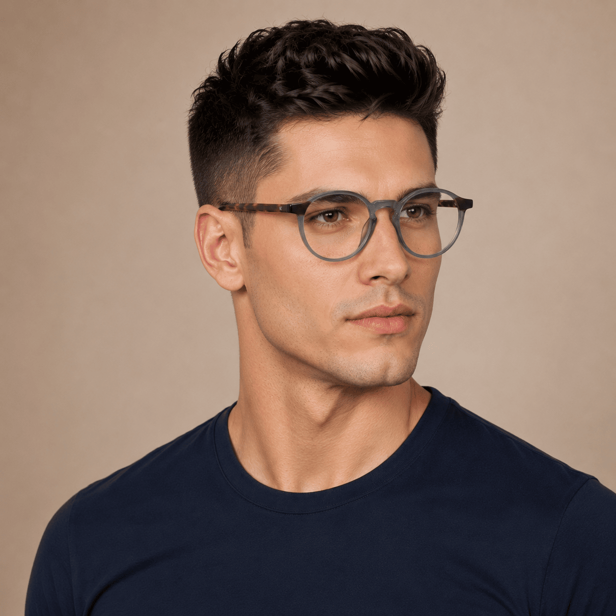 Green Square Frames for Men