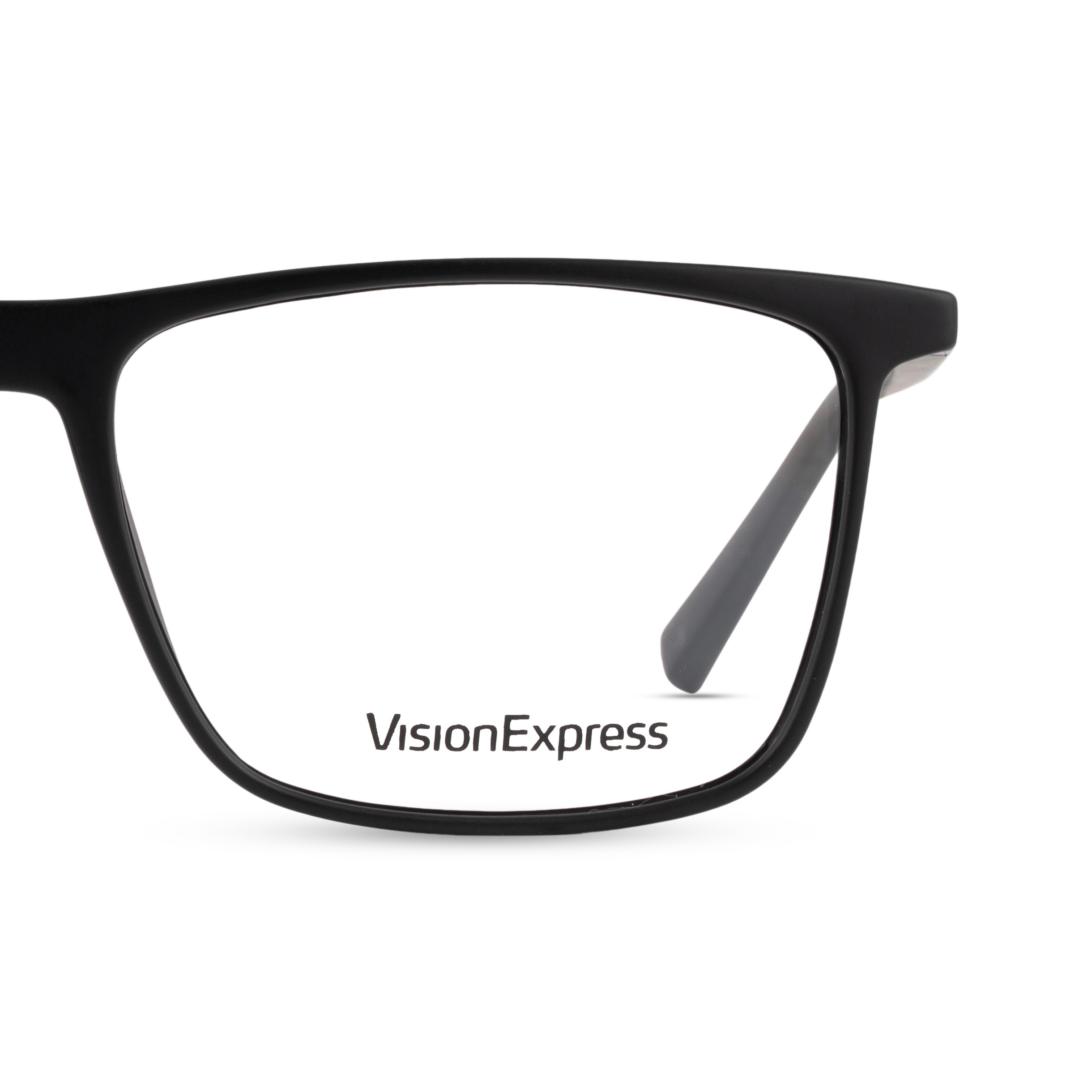 Black Square Frames for Men Clipon