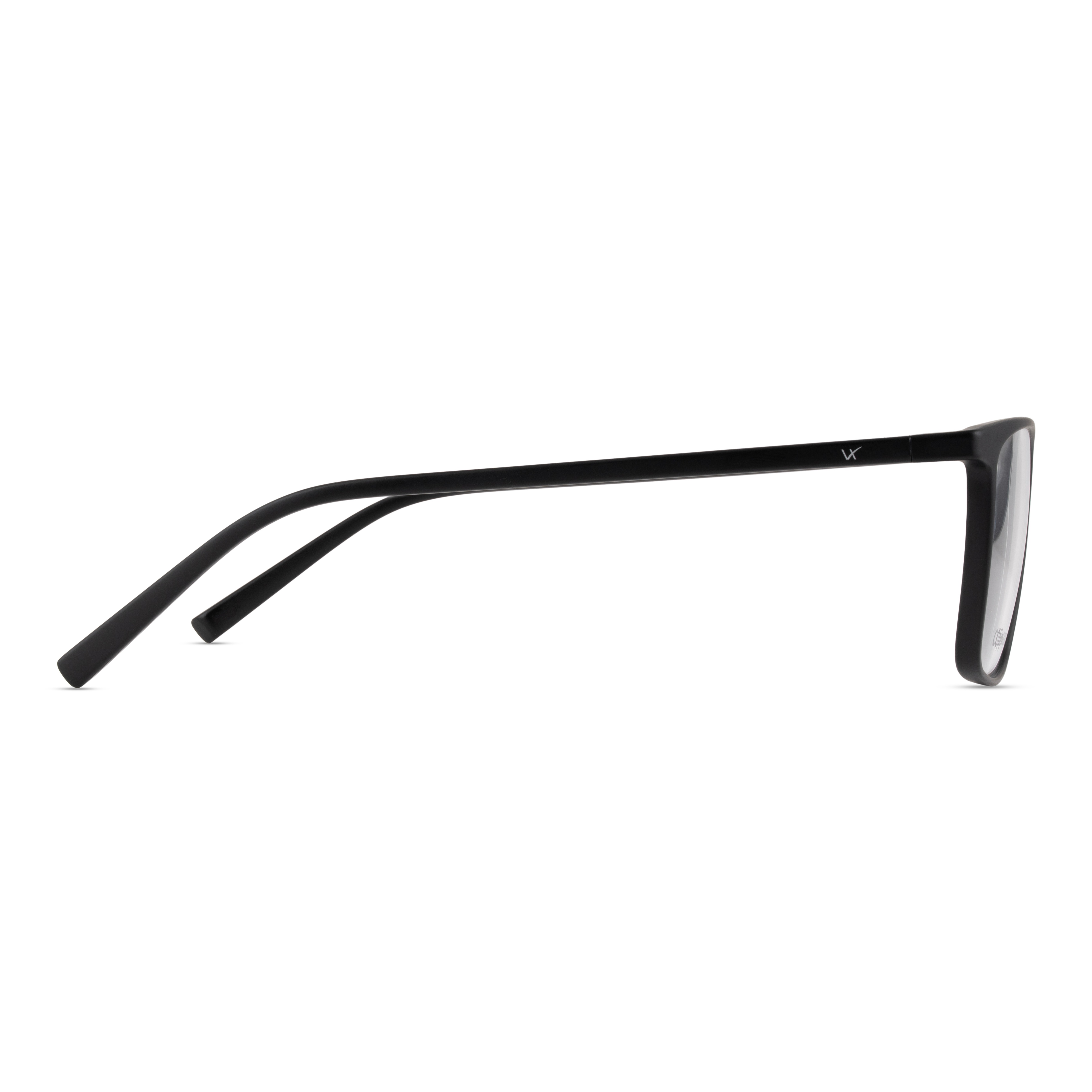 Black Square Frames for Men Clipon