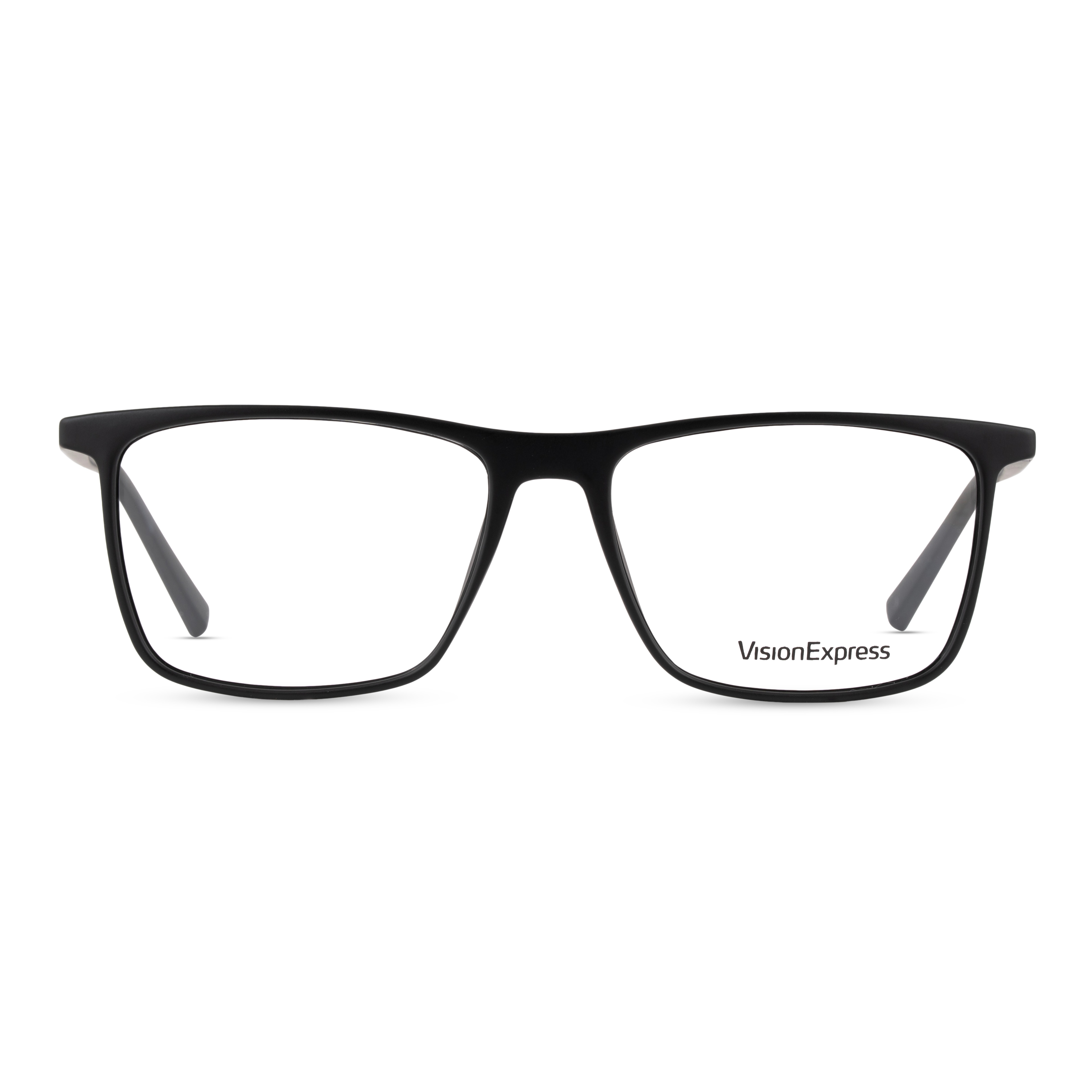 Black Square Frames for Men Clipon