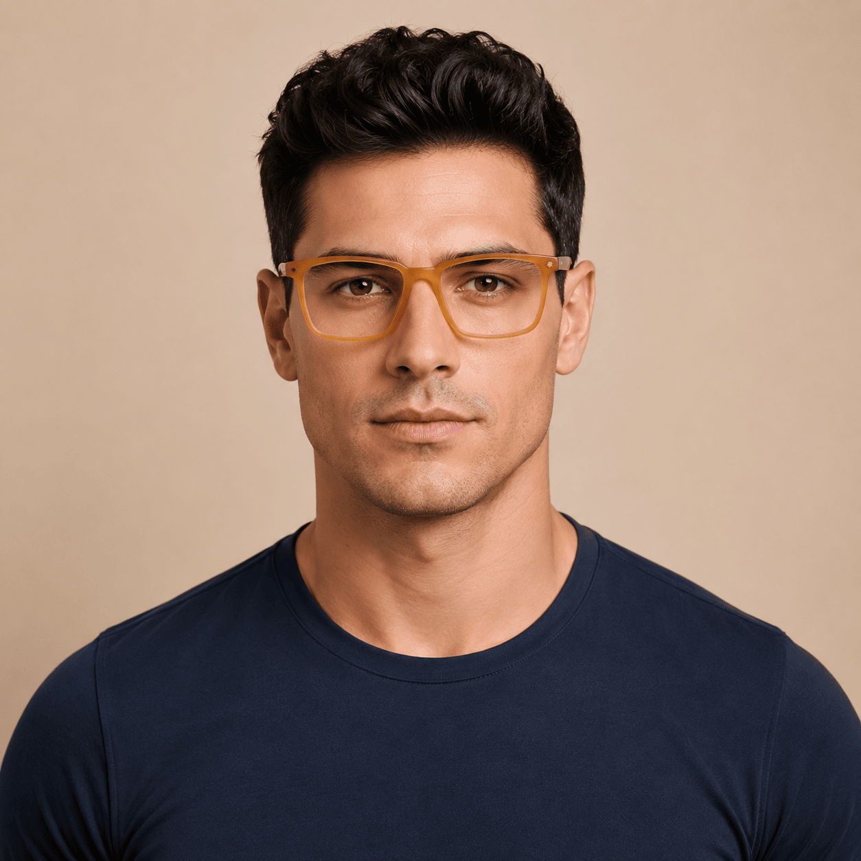 Yellow Rectangle Frames for Men
