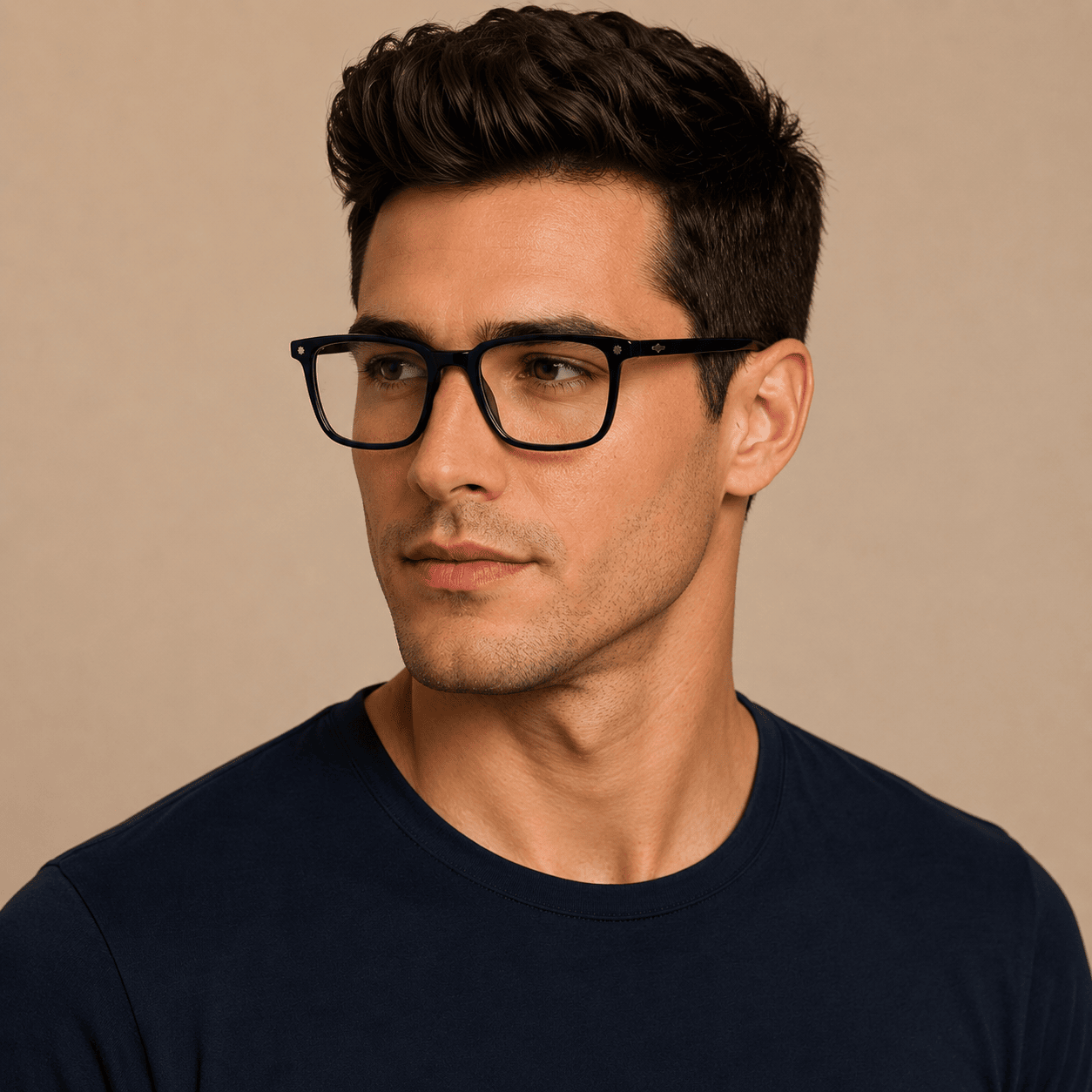 Blue Rectangle Frames for Men