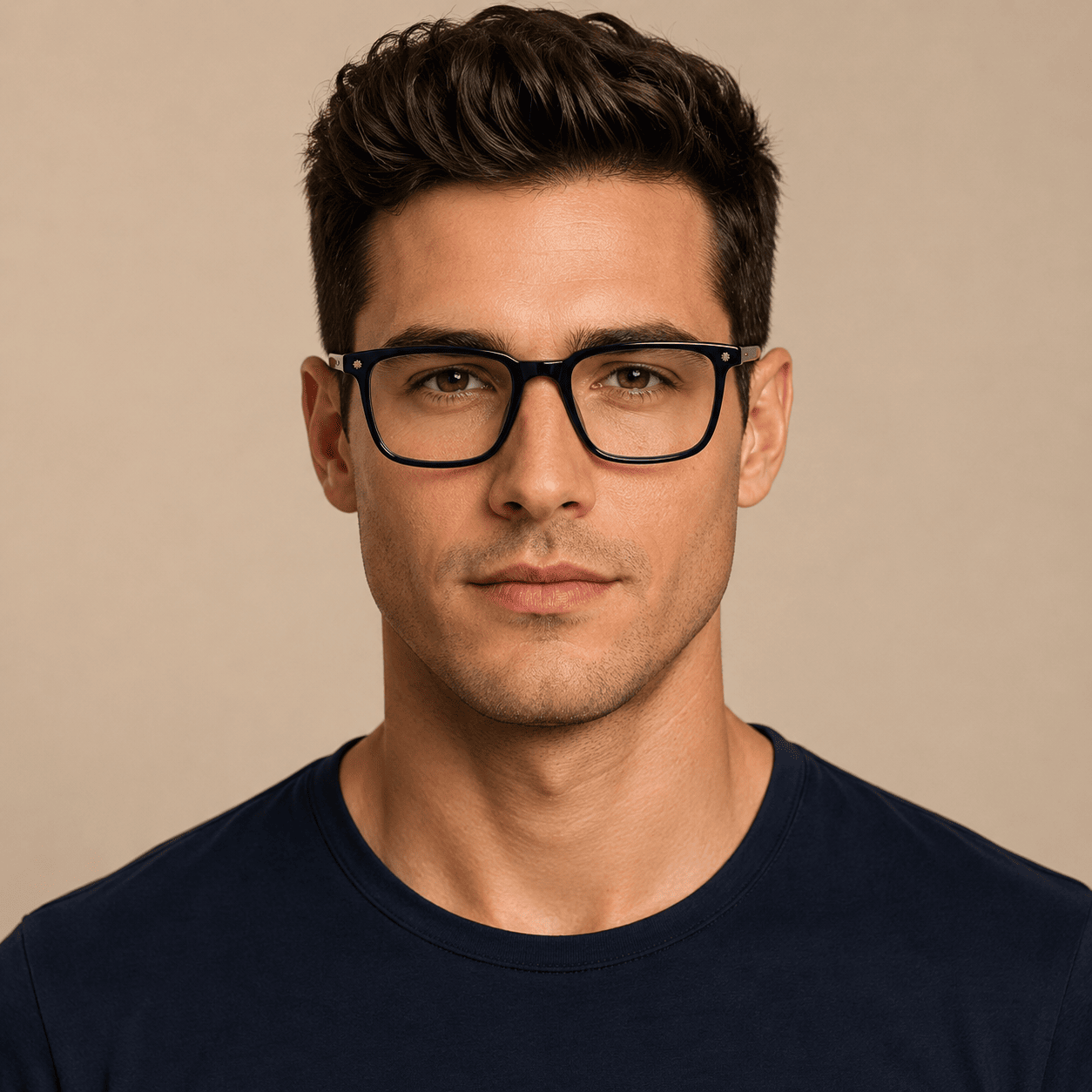 Blue Rectangle Frames for Men