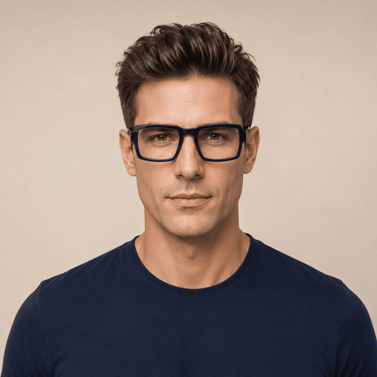 Blue Rectangle Frames for Men