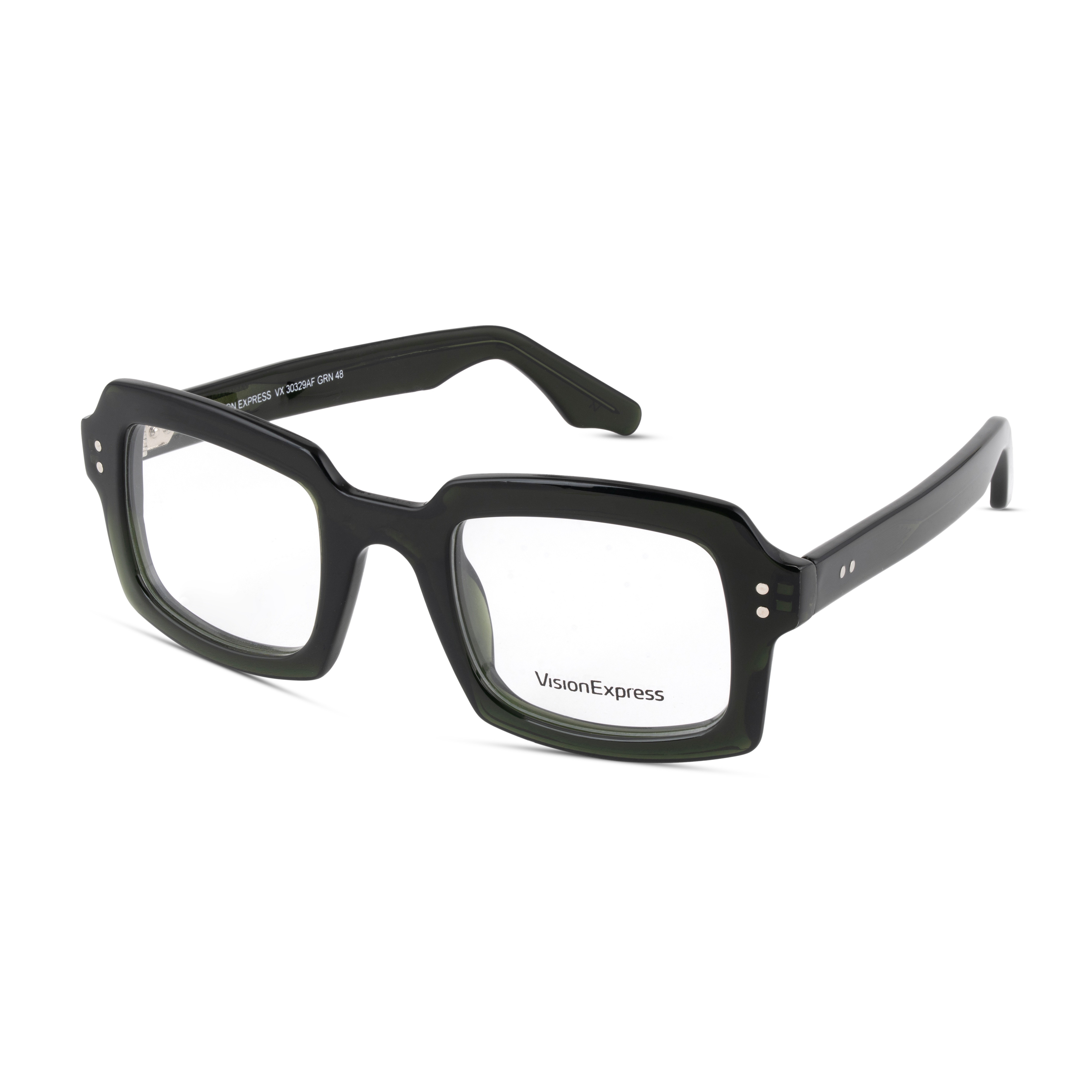 Green Rectangle Frames for Men