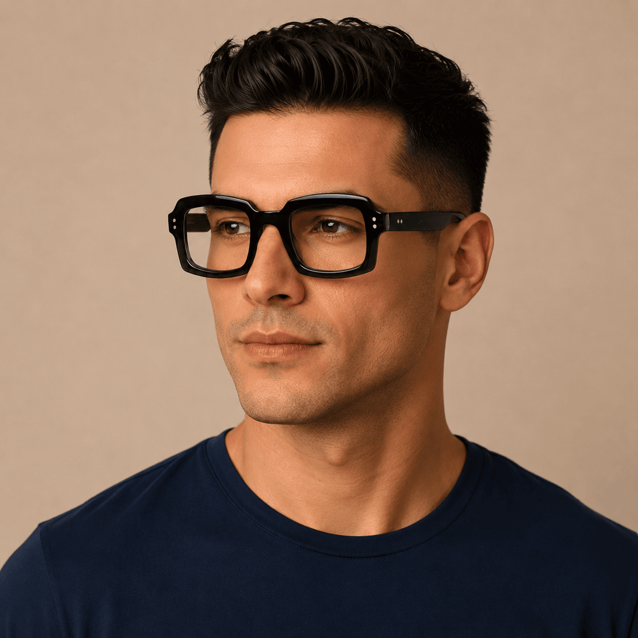 Green Rectangle Frames for Men