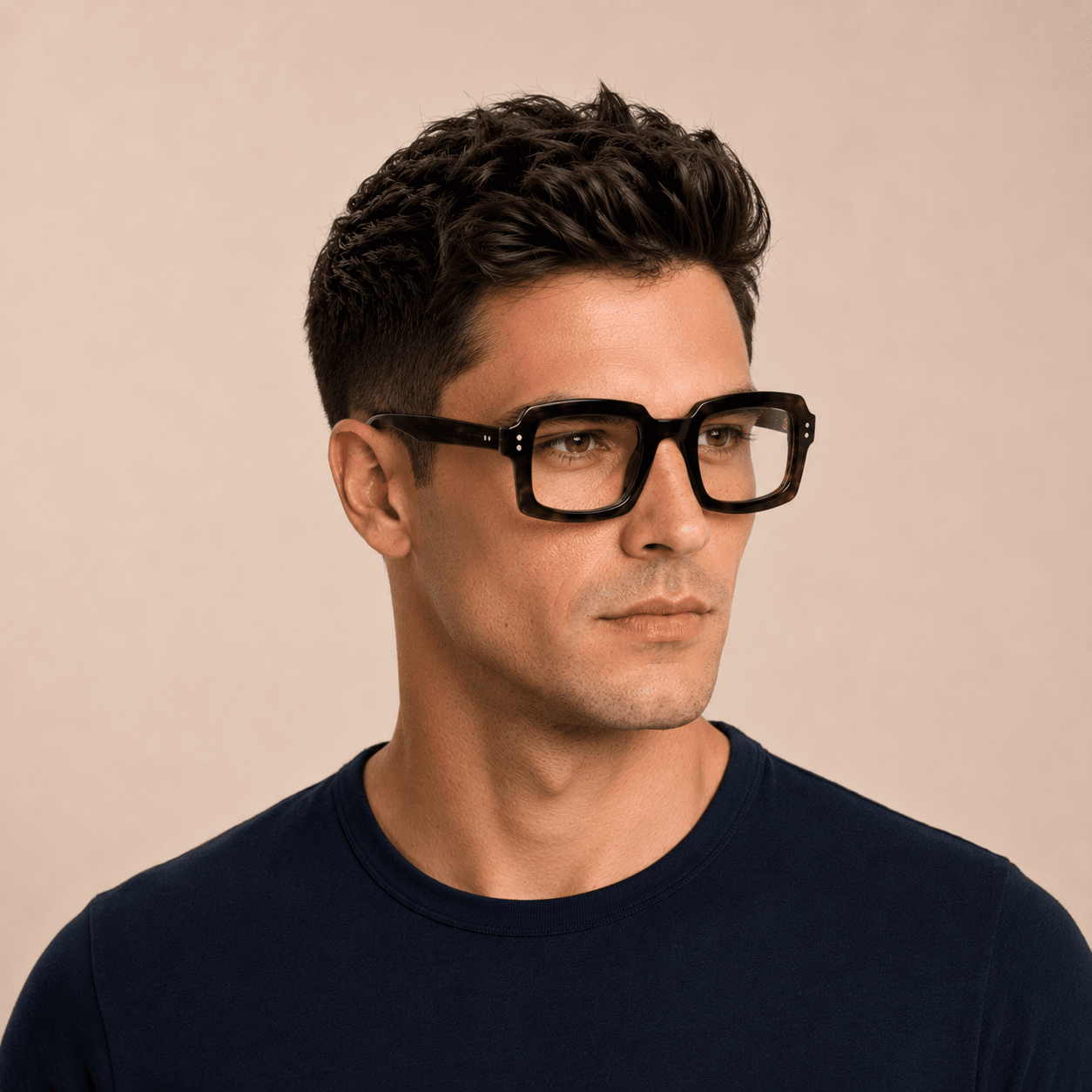 Brown Rectangle Frames for Men