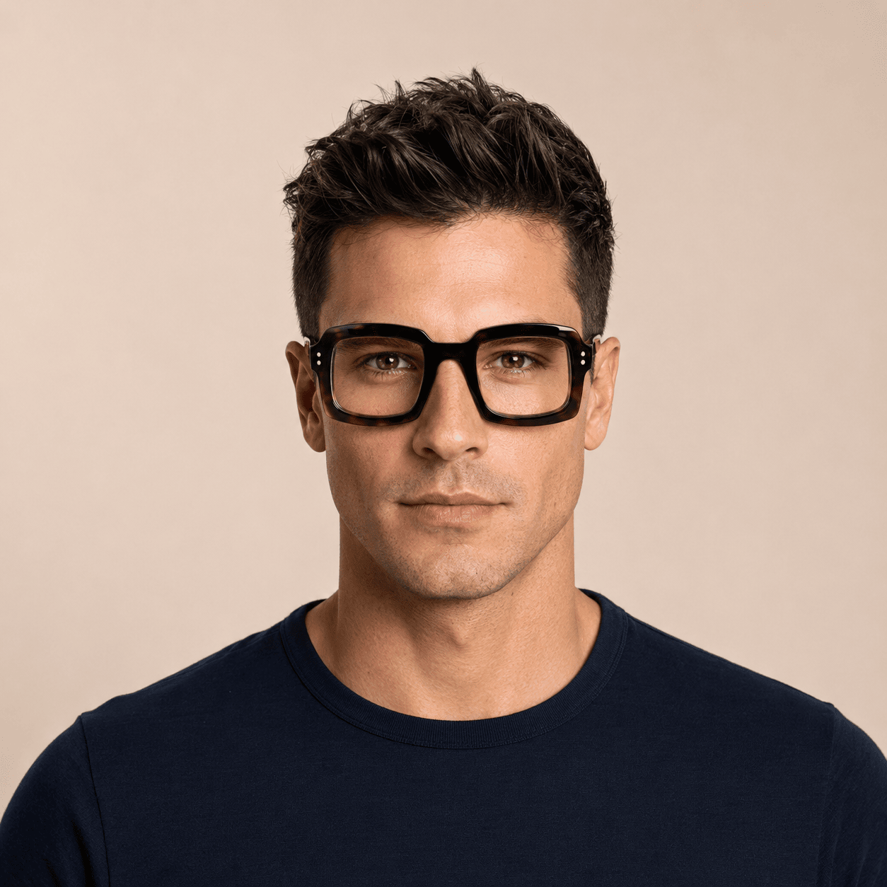 Brown Rectangle Frames for Men