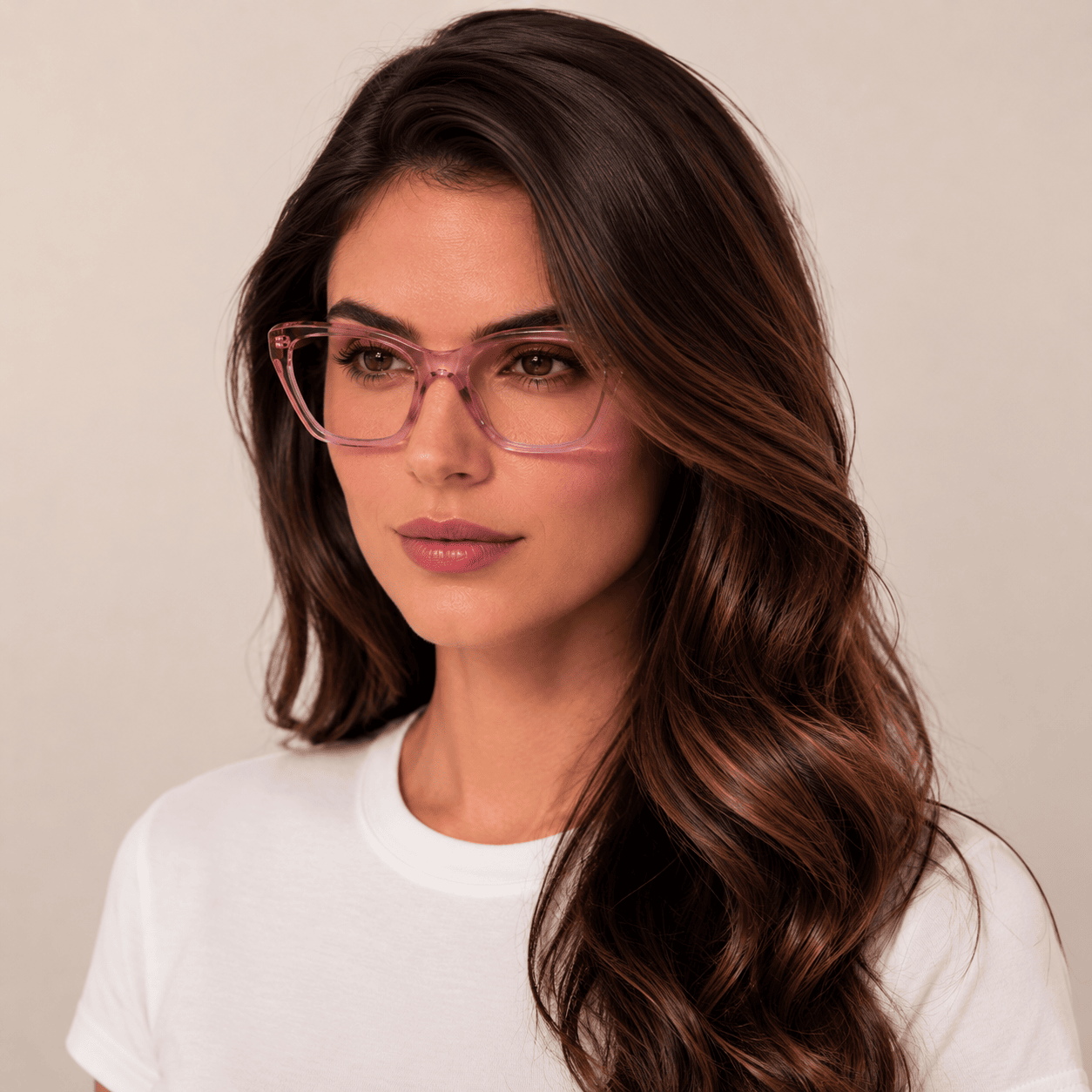 Pink Rectangle Frames for Women