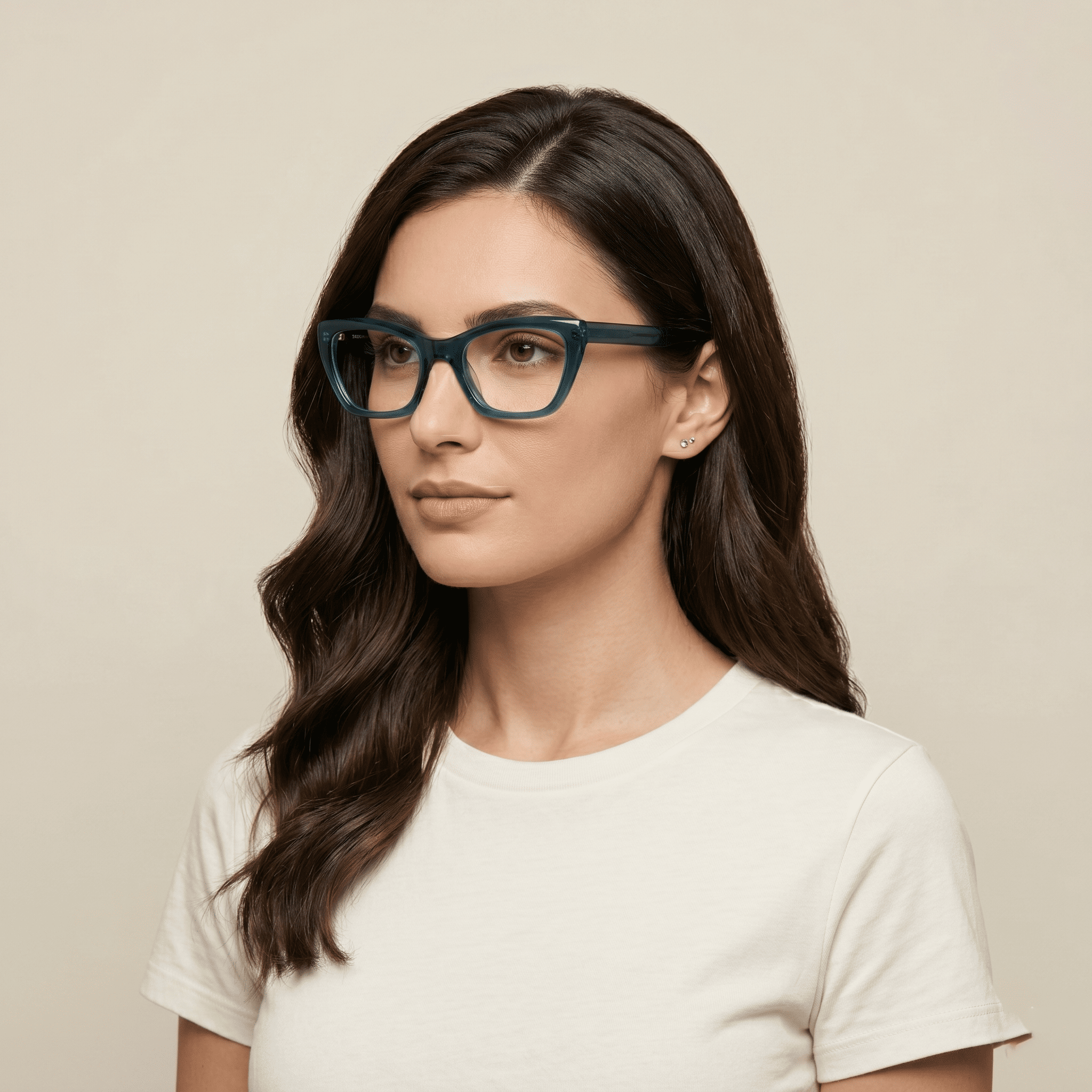 Green Cat Eye Frames for Women