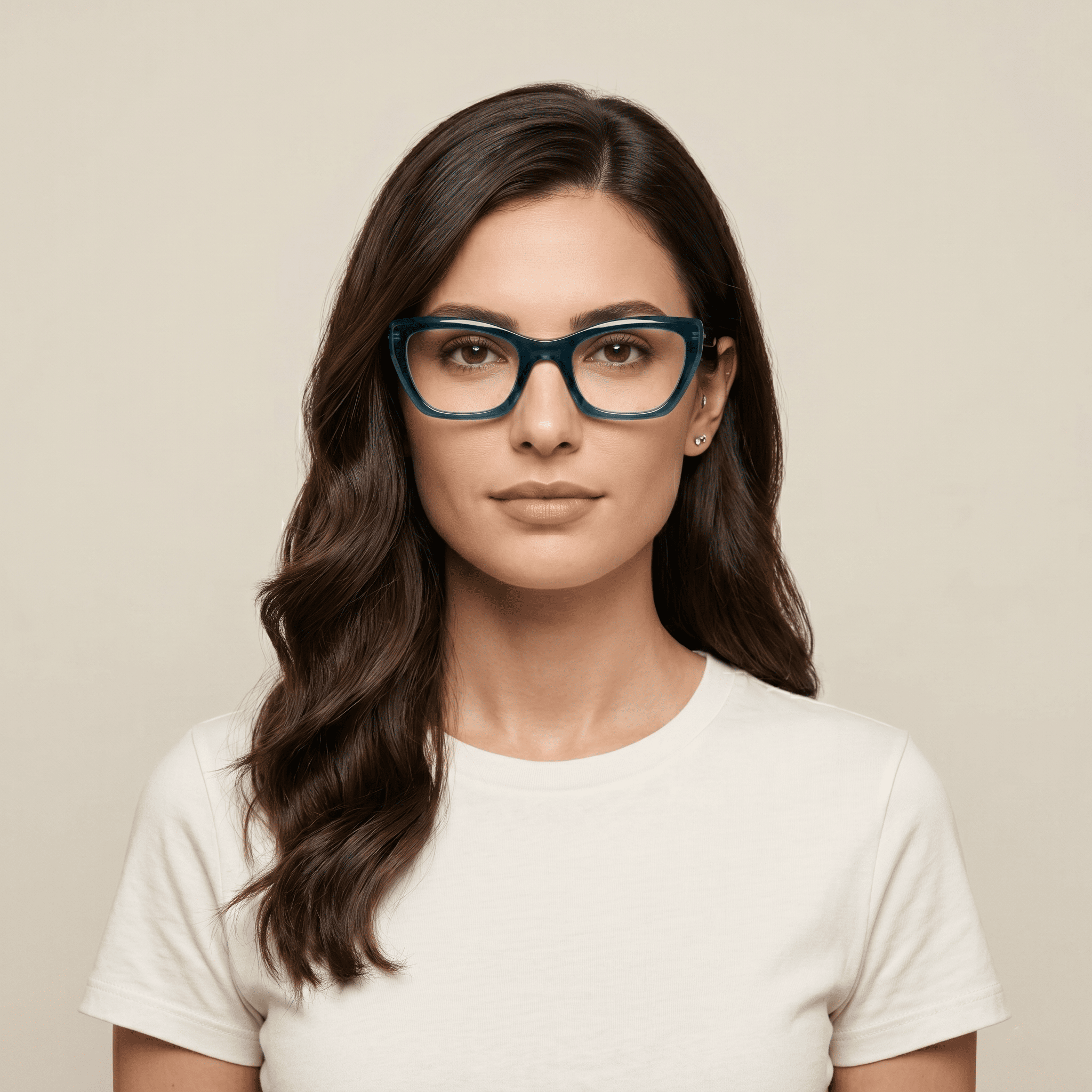 Green Cat Eye Frames for Women