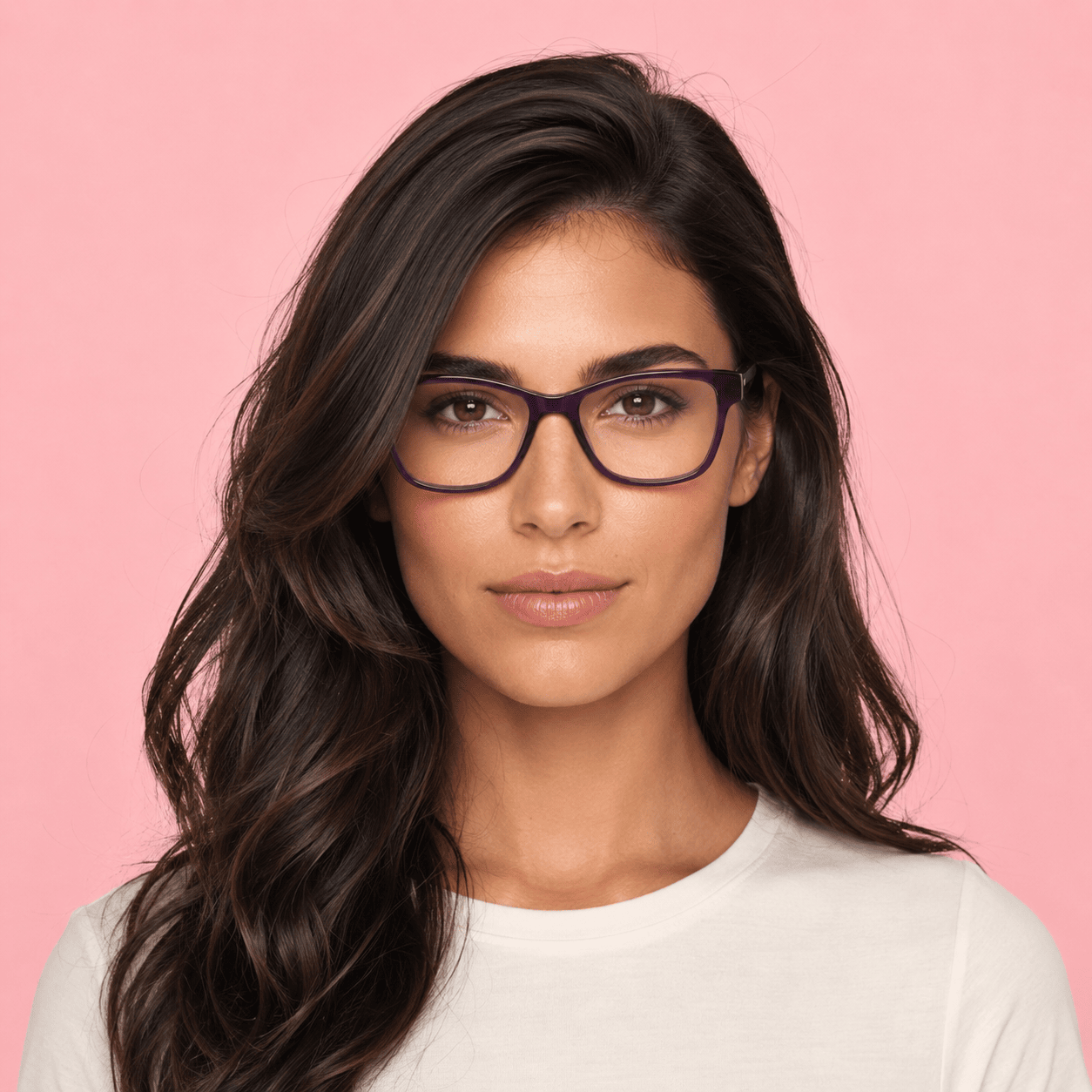 Purple Cat Eye Frames for Women