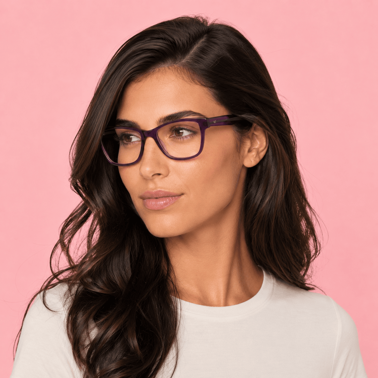 Purple Cat Eye Frames for Women