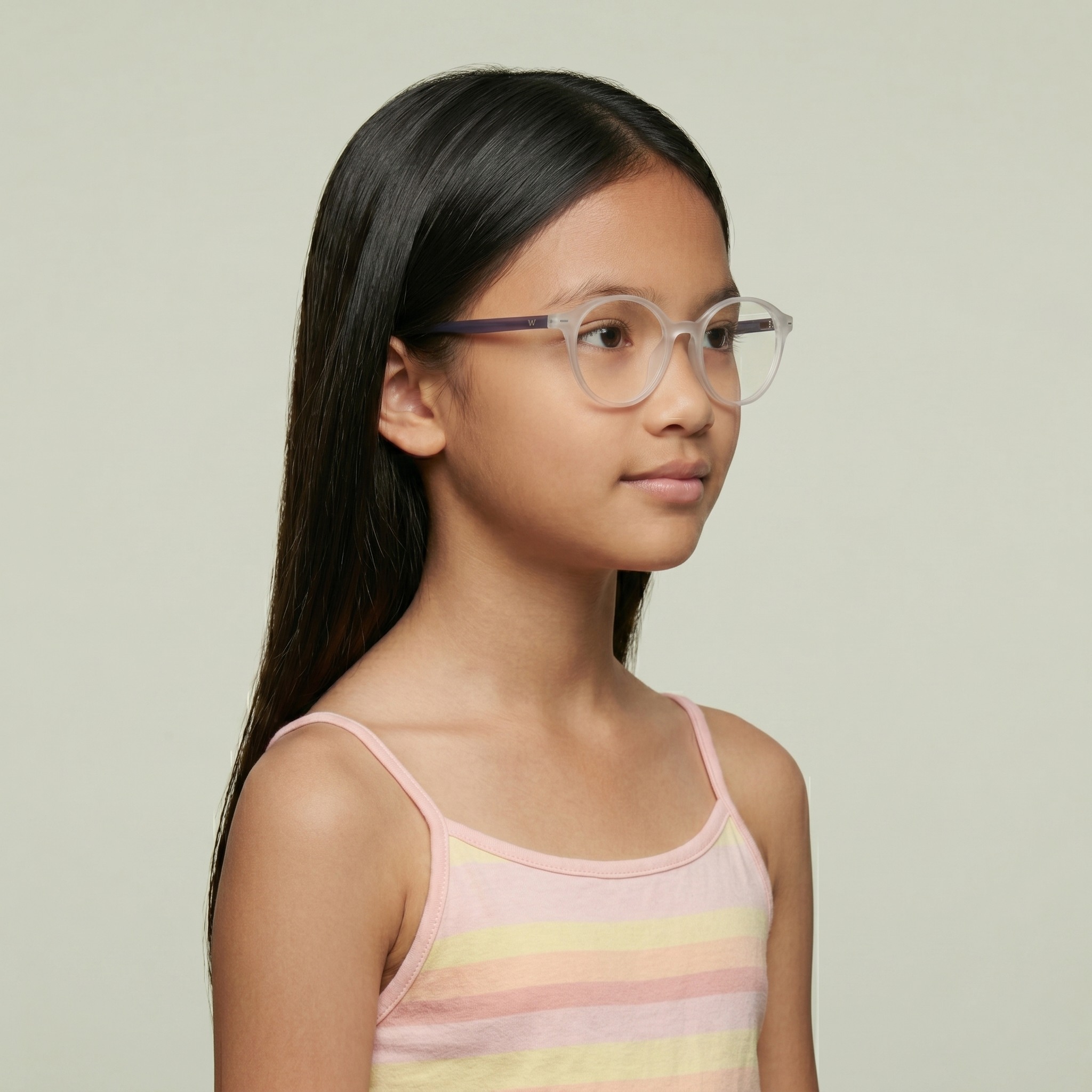 Transparent Cat Eye Frames for Girls