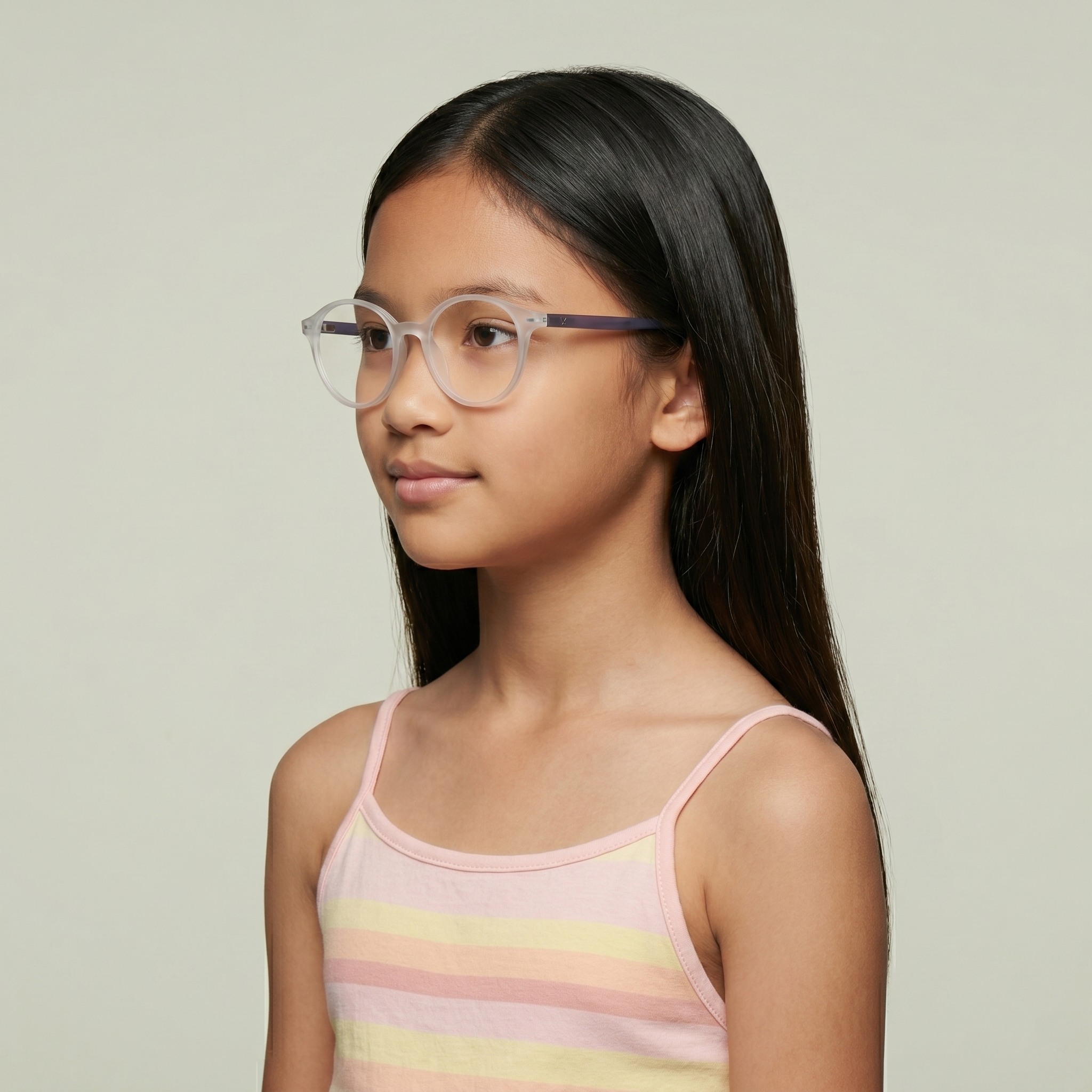 Transparent Cat Eye Frames for Girls