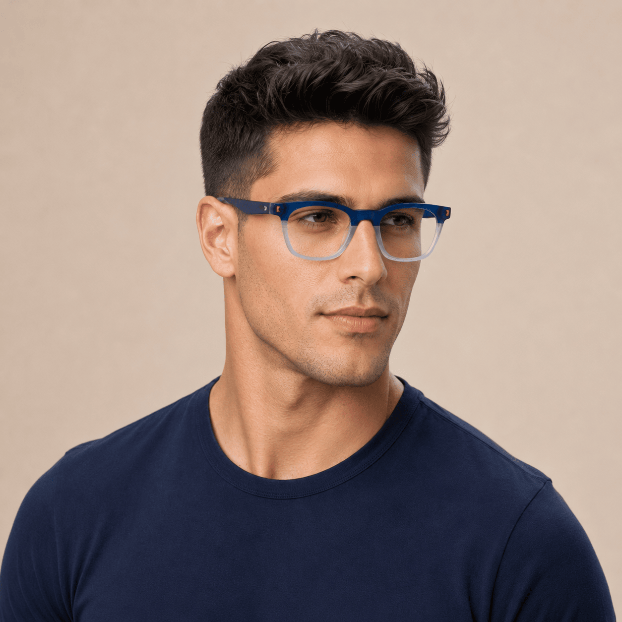 Blue Square Frames for Men